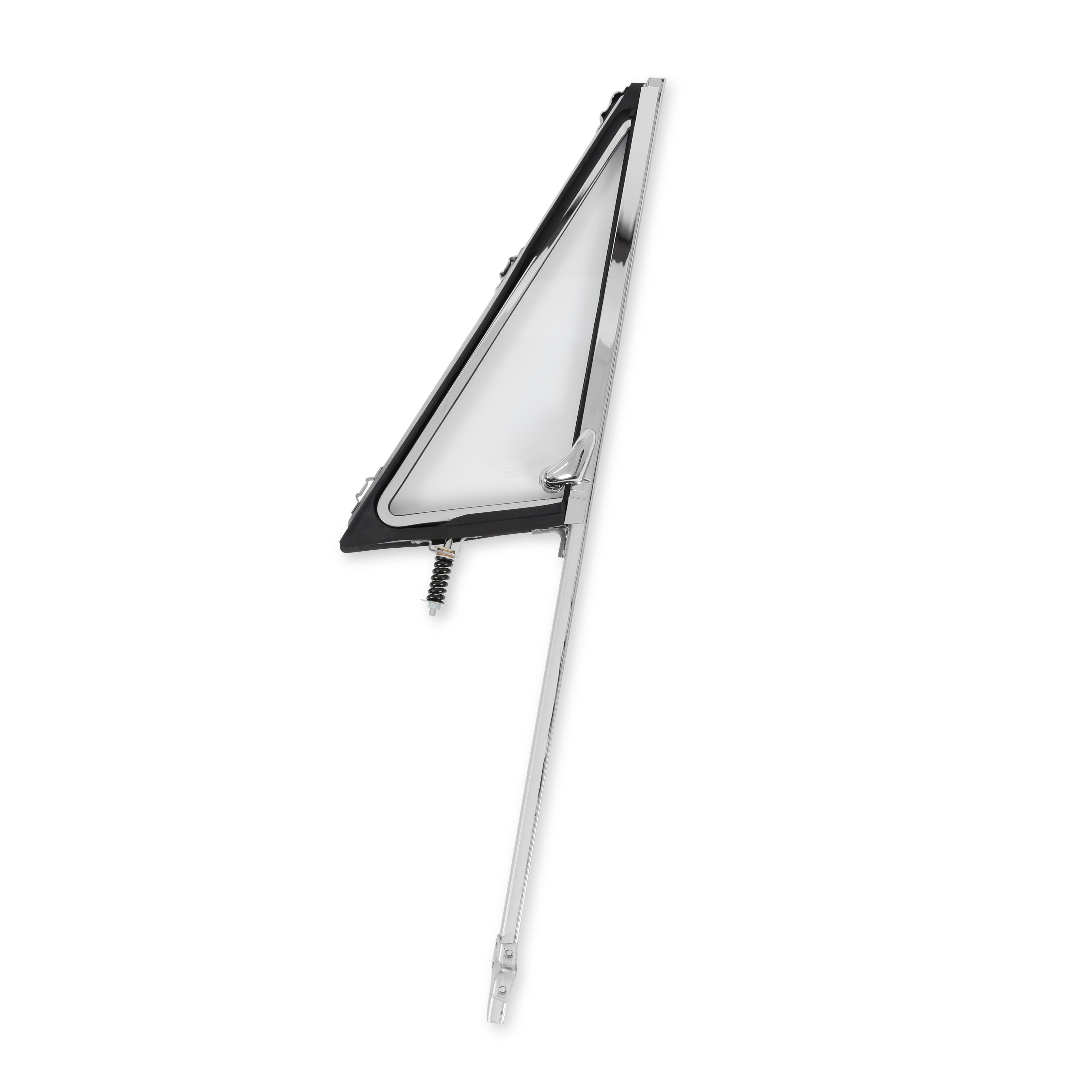 Brothers Trucks Vent Window Assembly - Chrome - Clear - Right - Image 2