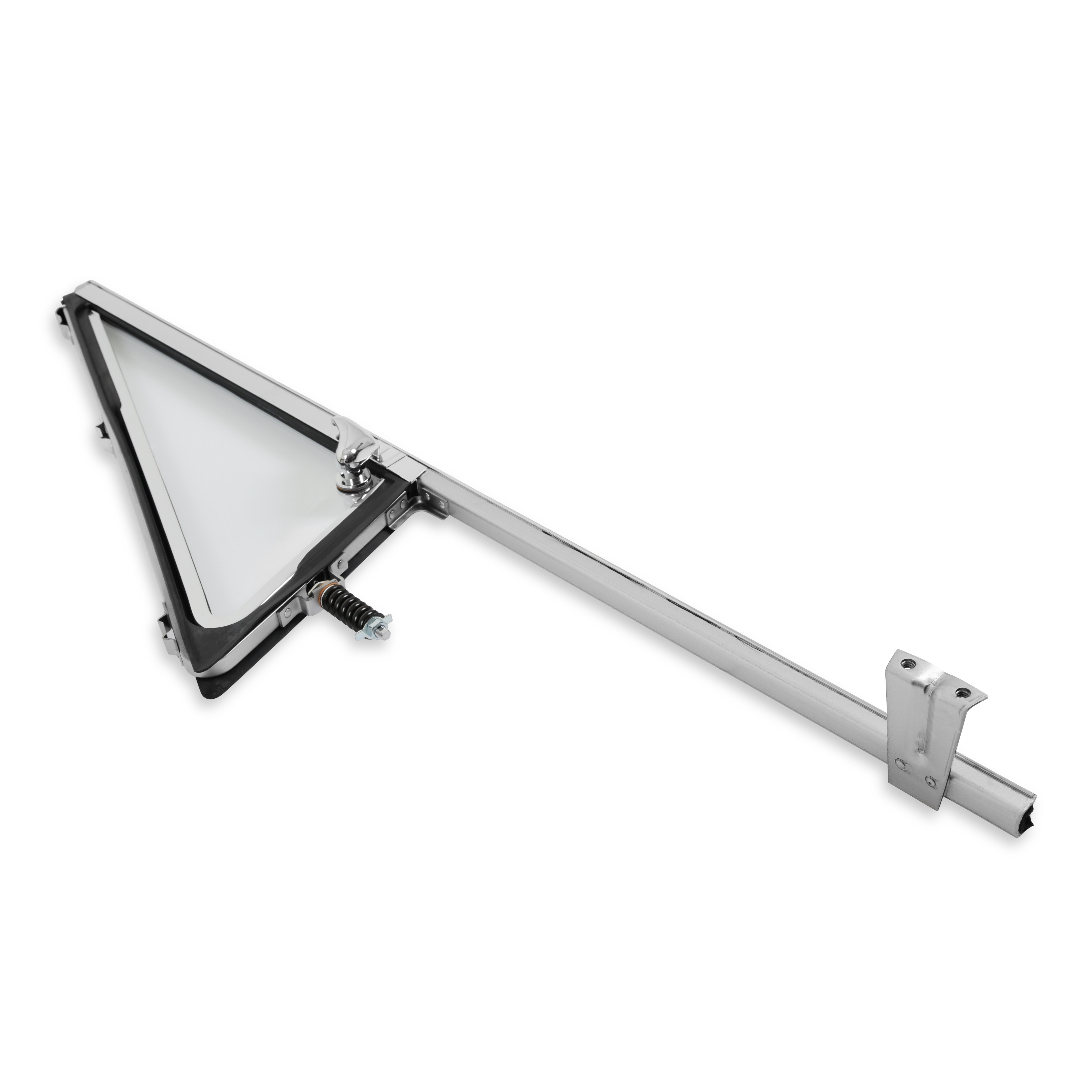 Brothers Trucks Vent Window Assembly - Chrome - Clear - Right - Image 3
