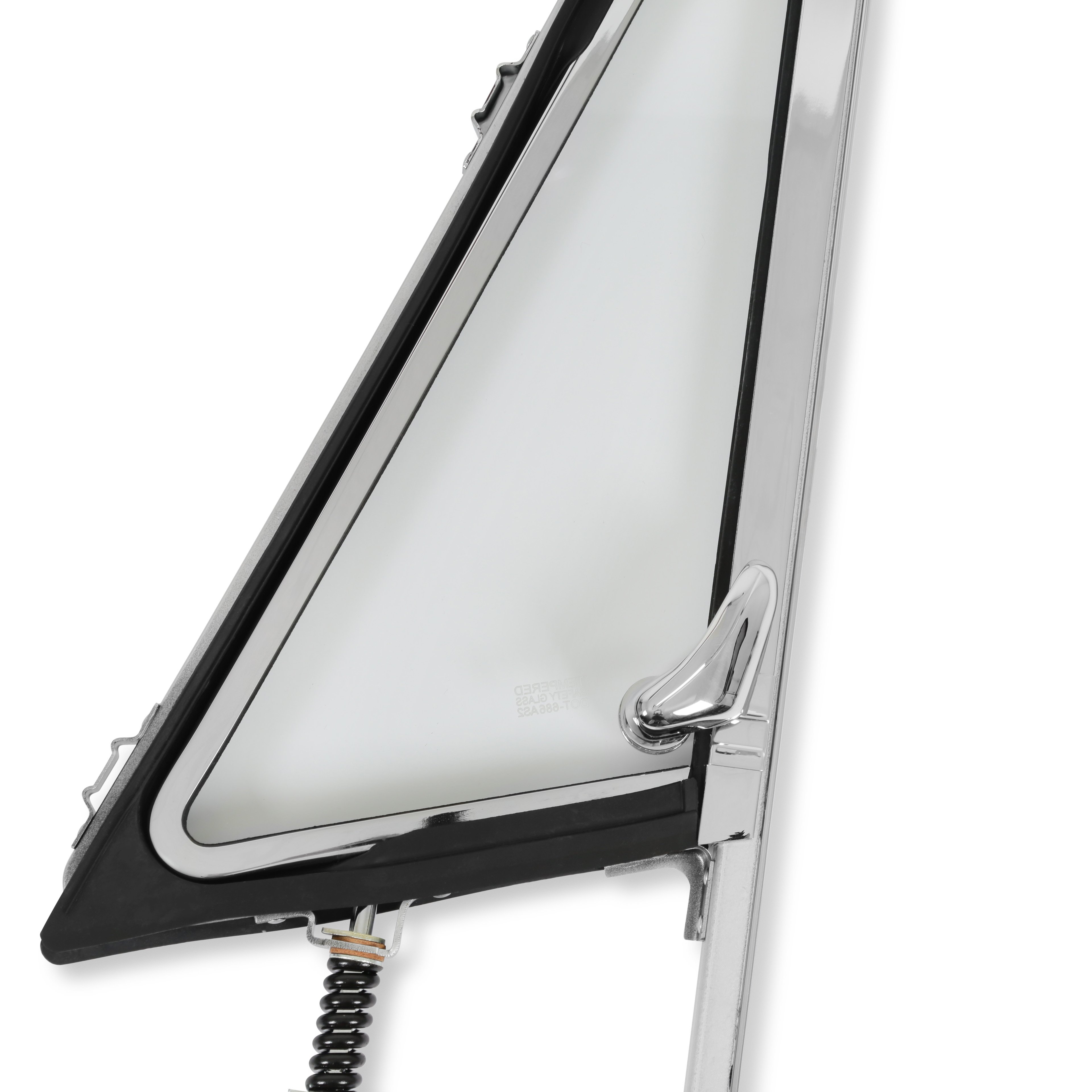 Brothers Trucks Vent Window Assembly - Chrome - Clear - Right - Image 4
