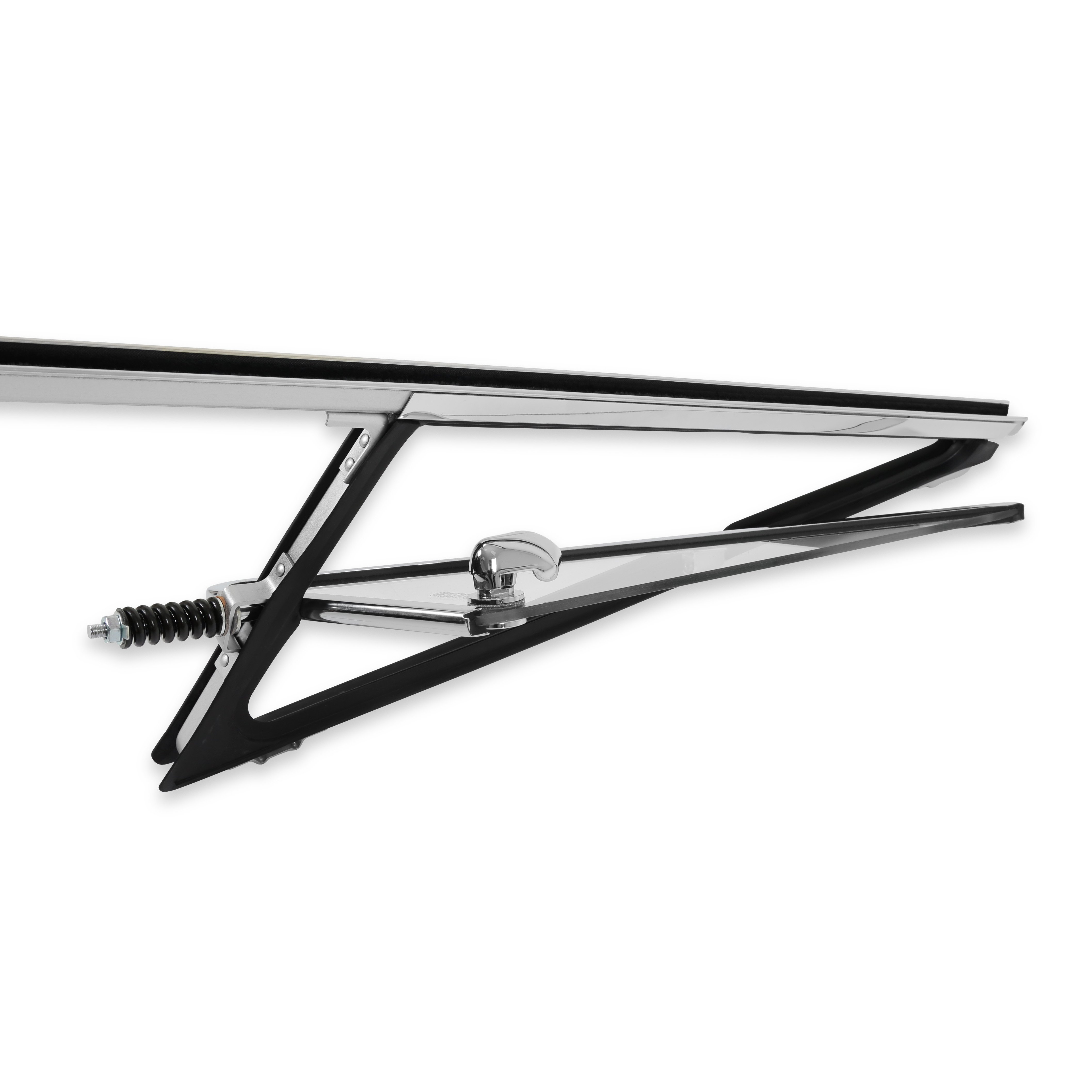 Brothers Trucks Vent Window Assembly - Chrome - Clear - Right - Image 6