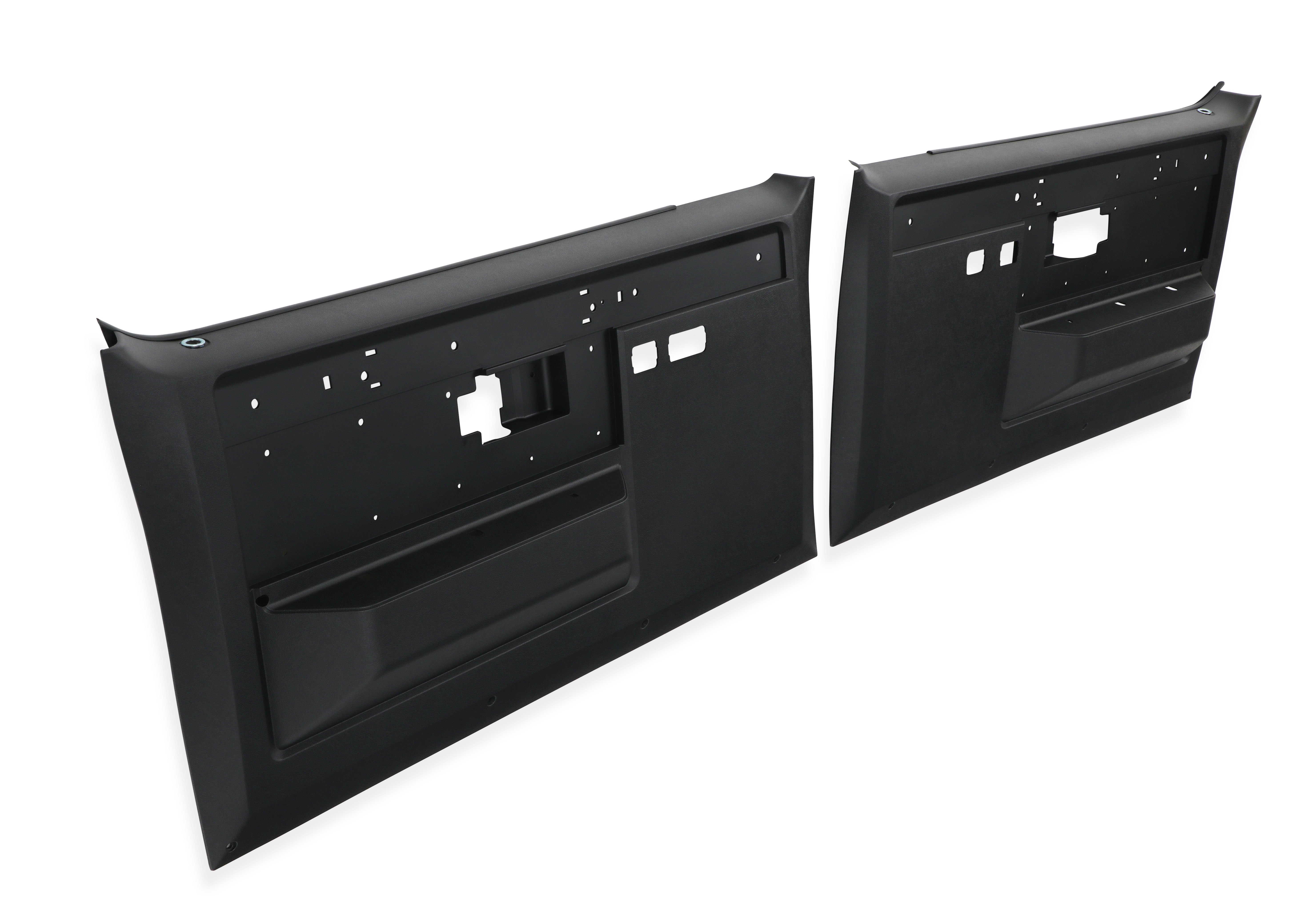 Brothers Trucks C/K Silverado Door Panels - Black - Non Power - Pair