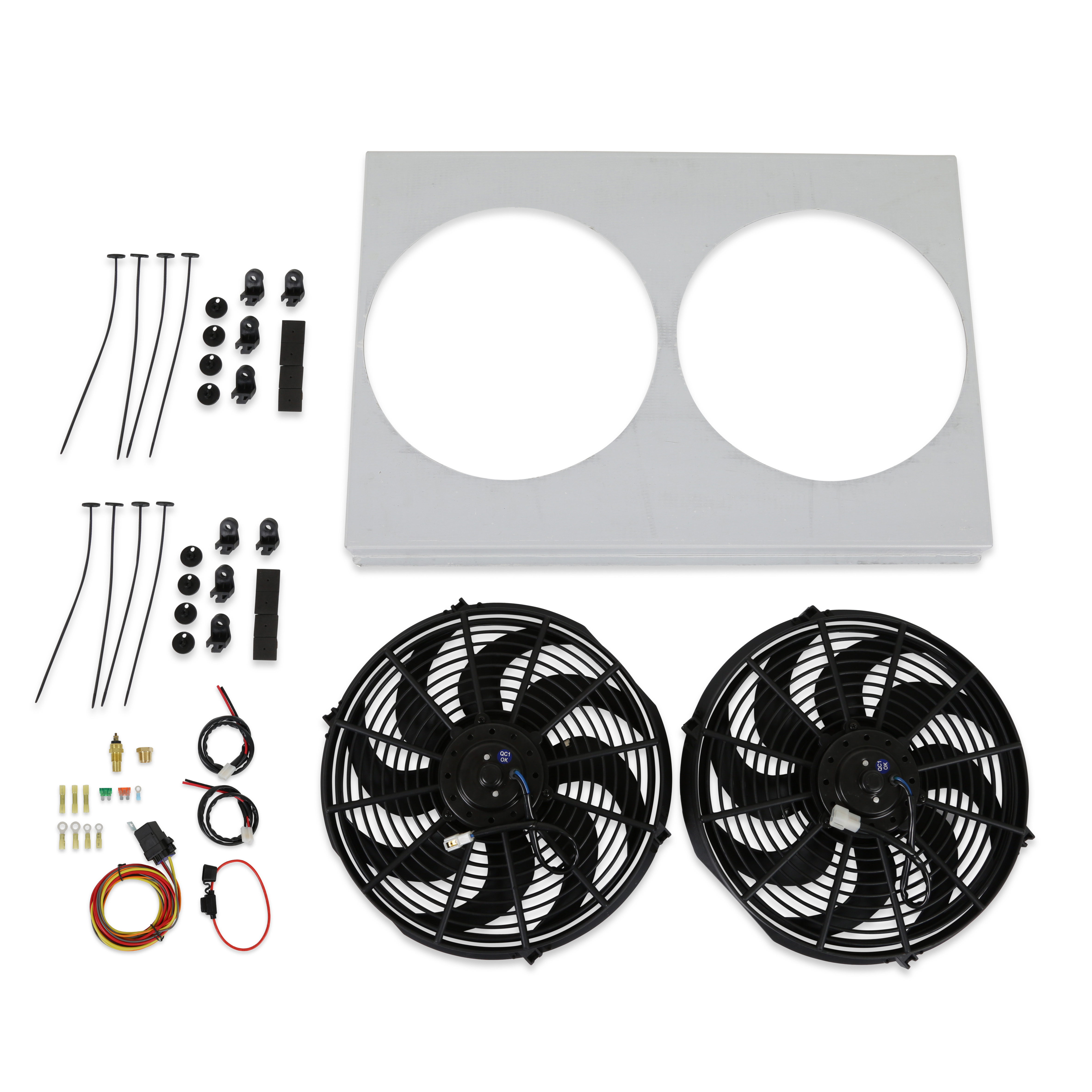 Brothers Trucks Aluminum Radiator Shroud w/ Fans