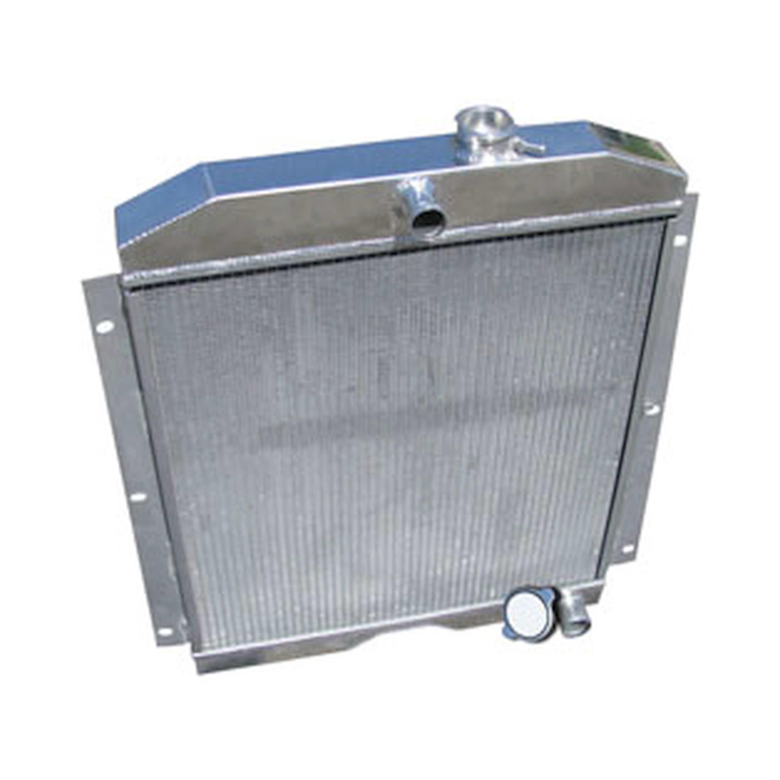 Brothers Trucks Aluminum Radiator - Auto - V8 - 4 Row