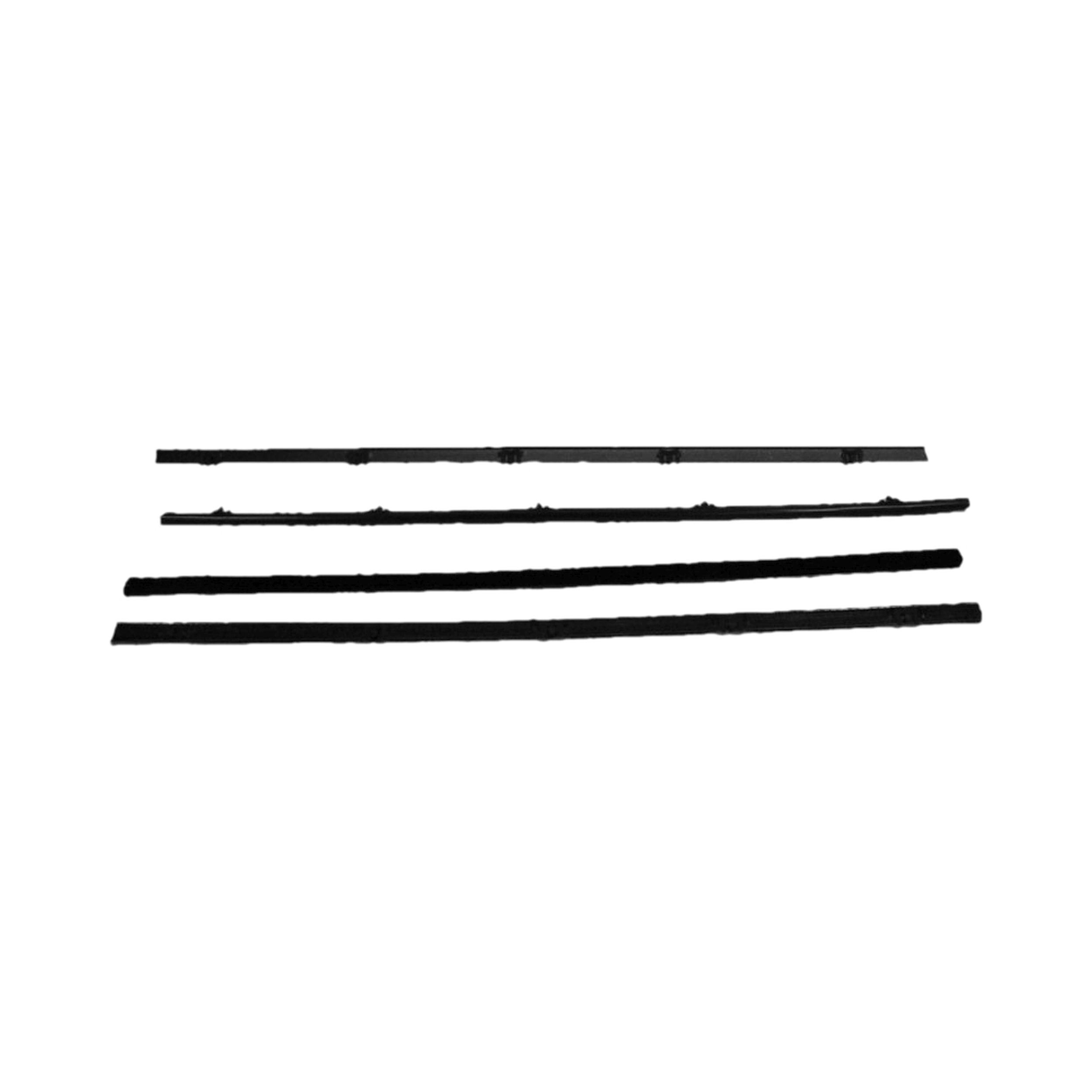 Brothers Trucks Door Glass Windowfelt-4 Pieces -w/o Chrome - Left/Right