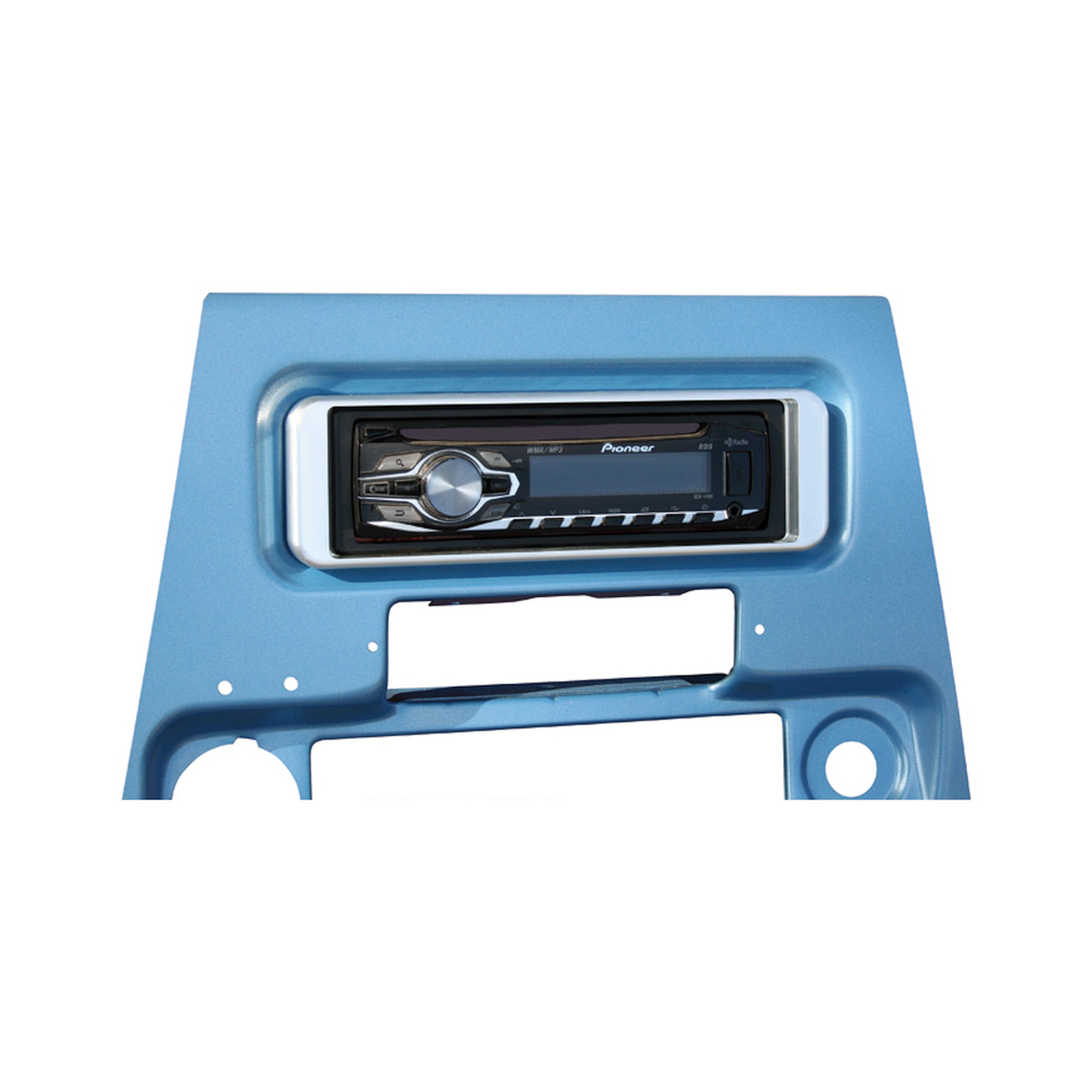 Brothers Trucks Billet Radio Bezel - Brushed Aluminum - Image 2