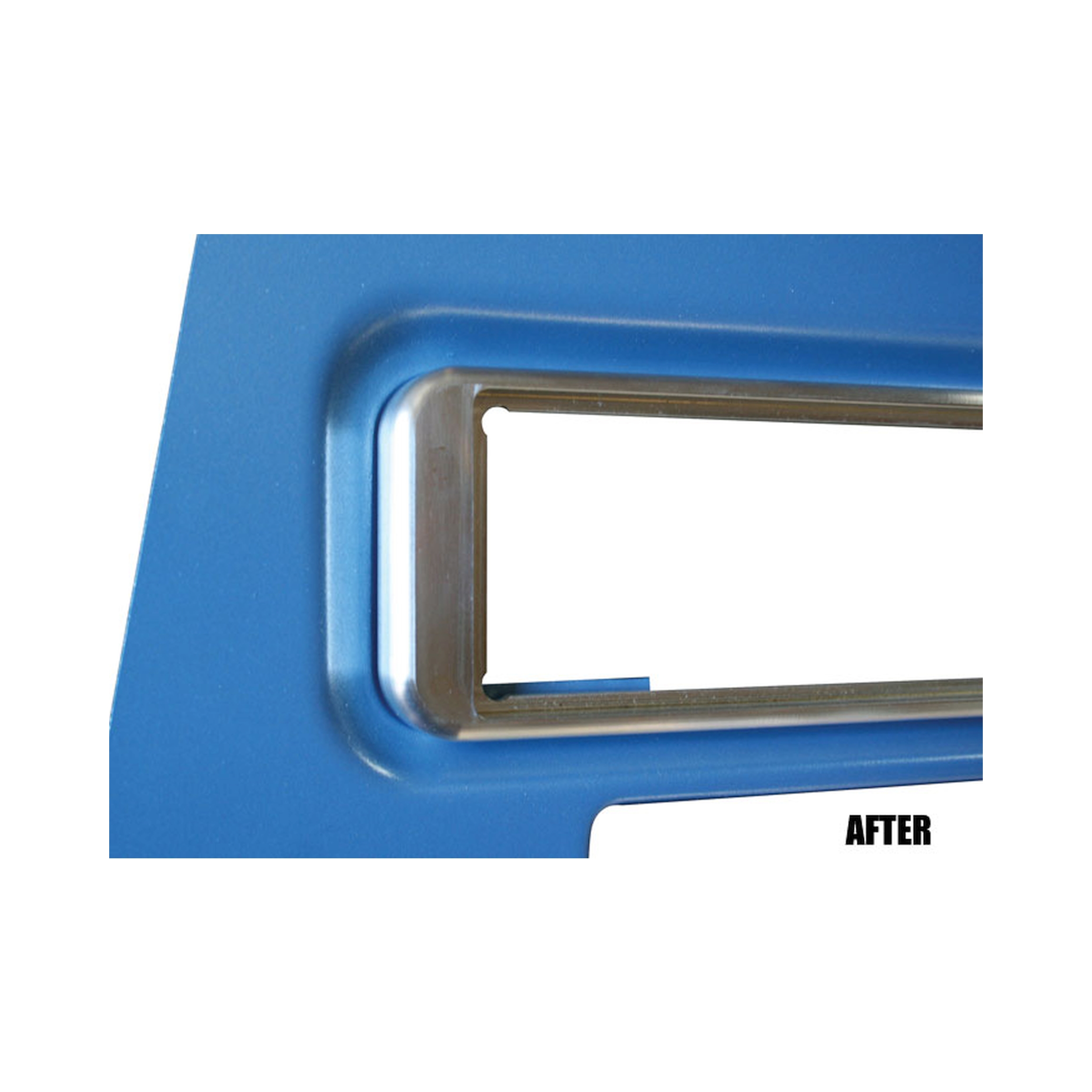 Brothers Trucks Billet Radio Bezel - Brushed Aluminum