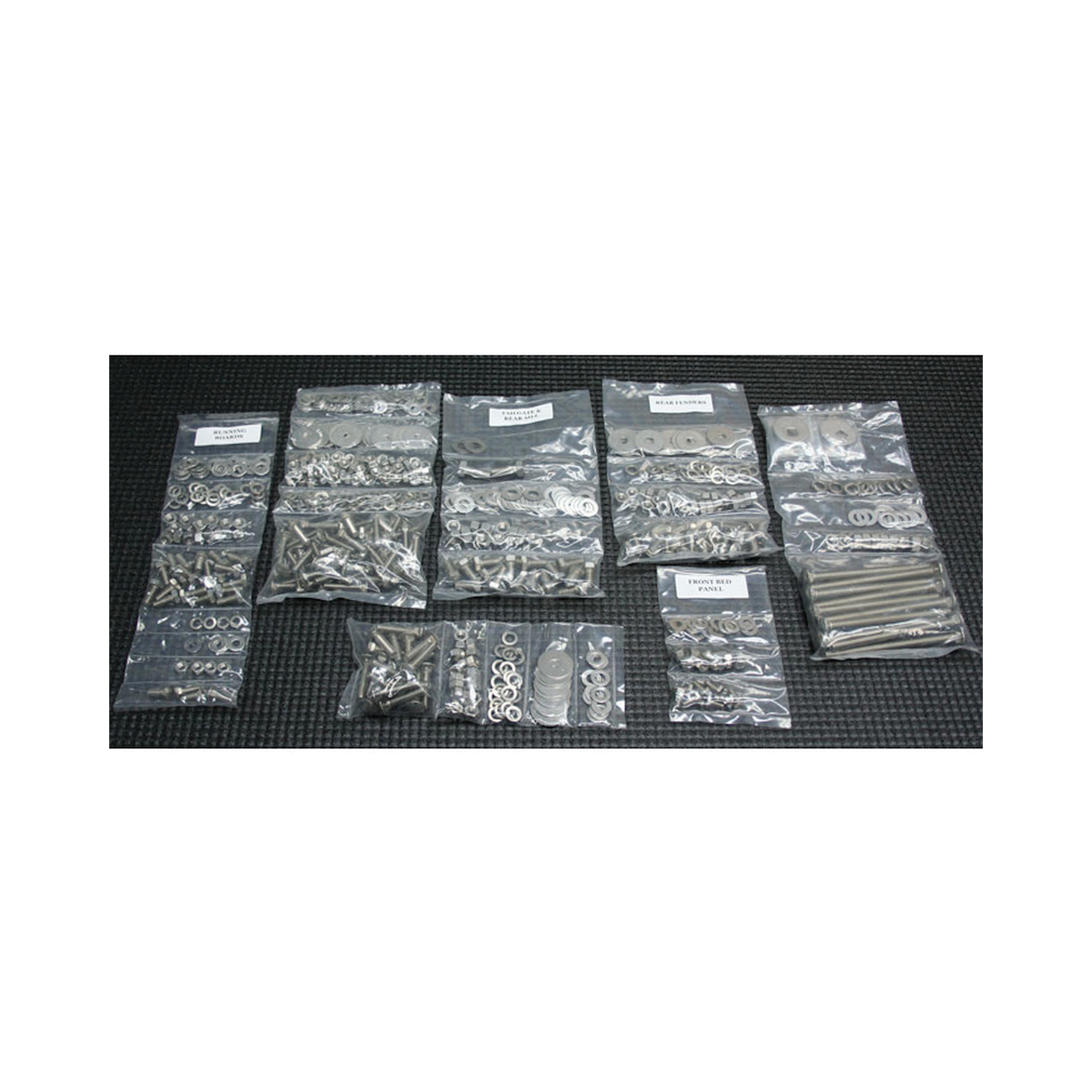 Brothers Trucks Complete Bed Bolt Sets - Polished Stainless - Short/Fleet