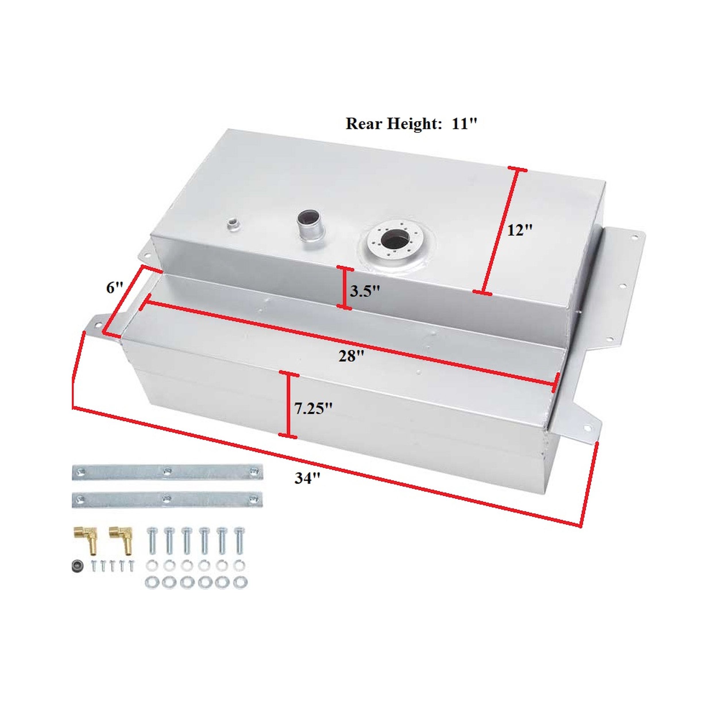 Brothers Trucks Steel Gas Tank - Underbed - Top Fill