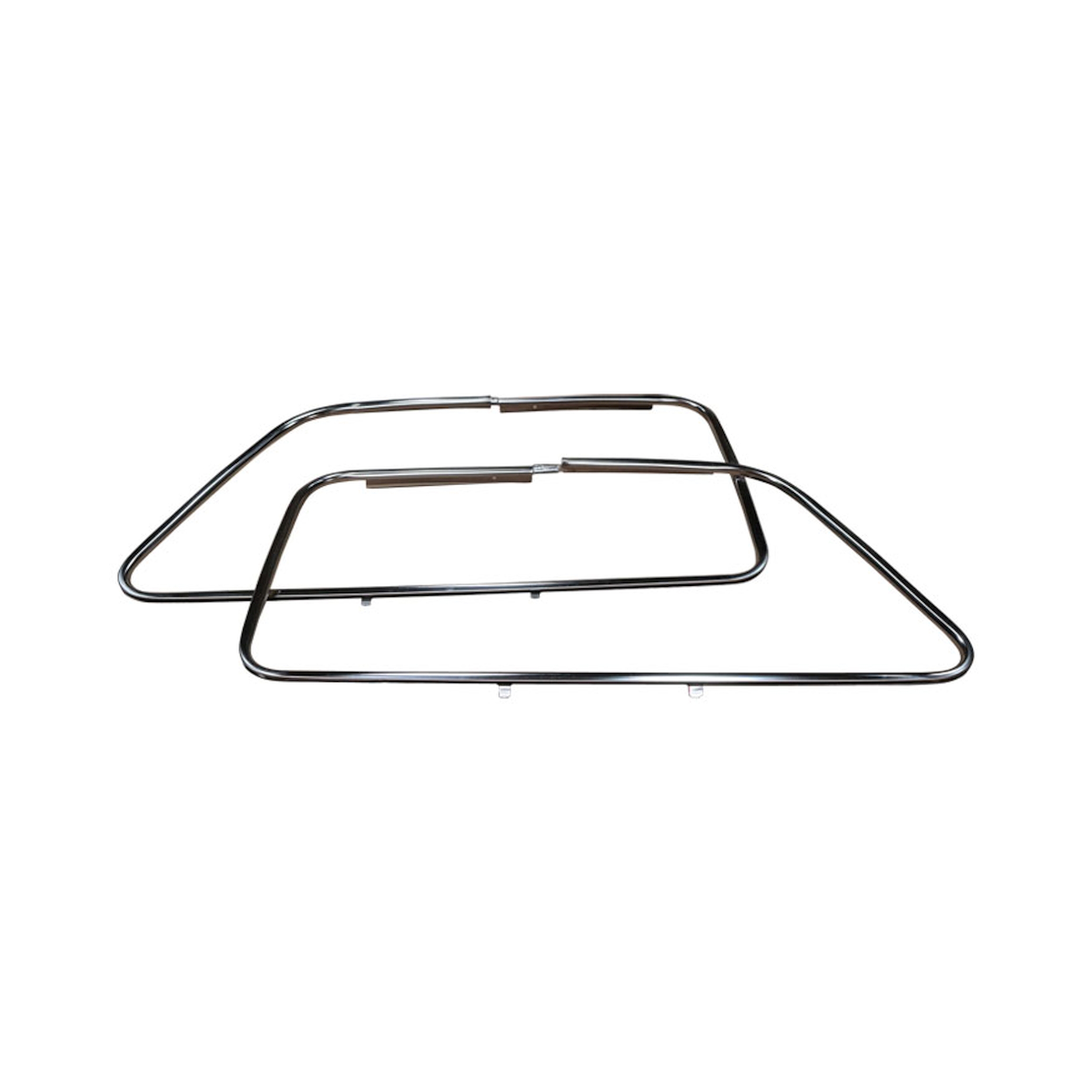 Brothers Trucks Outer Door Window Frames - Stainless - Pair - Image 2