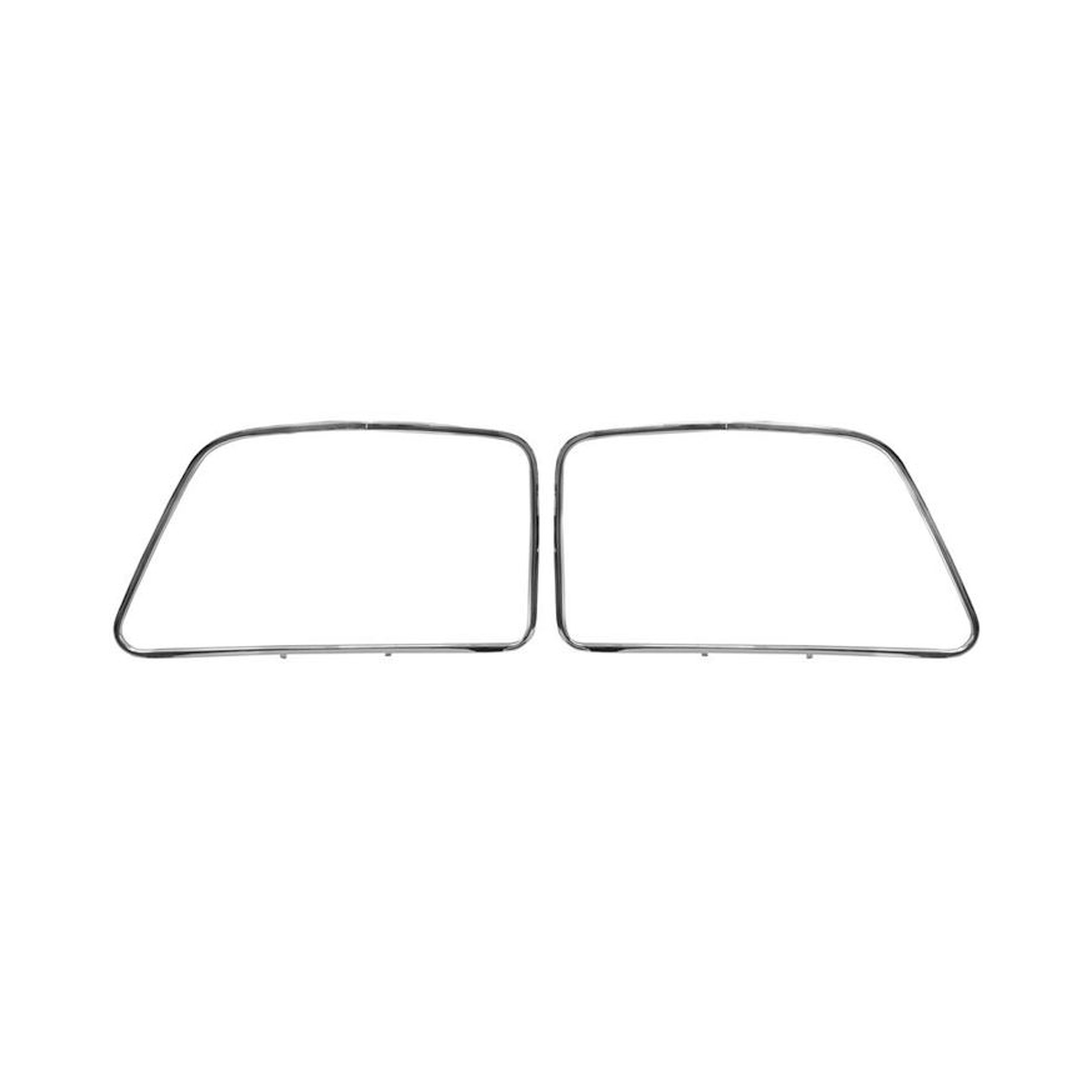 Brothers Trucks Outer Door Window Frames - Stainless - Pair