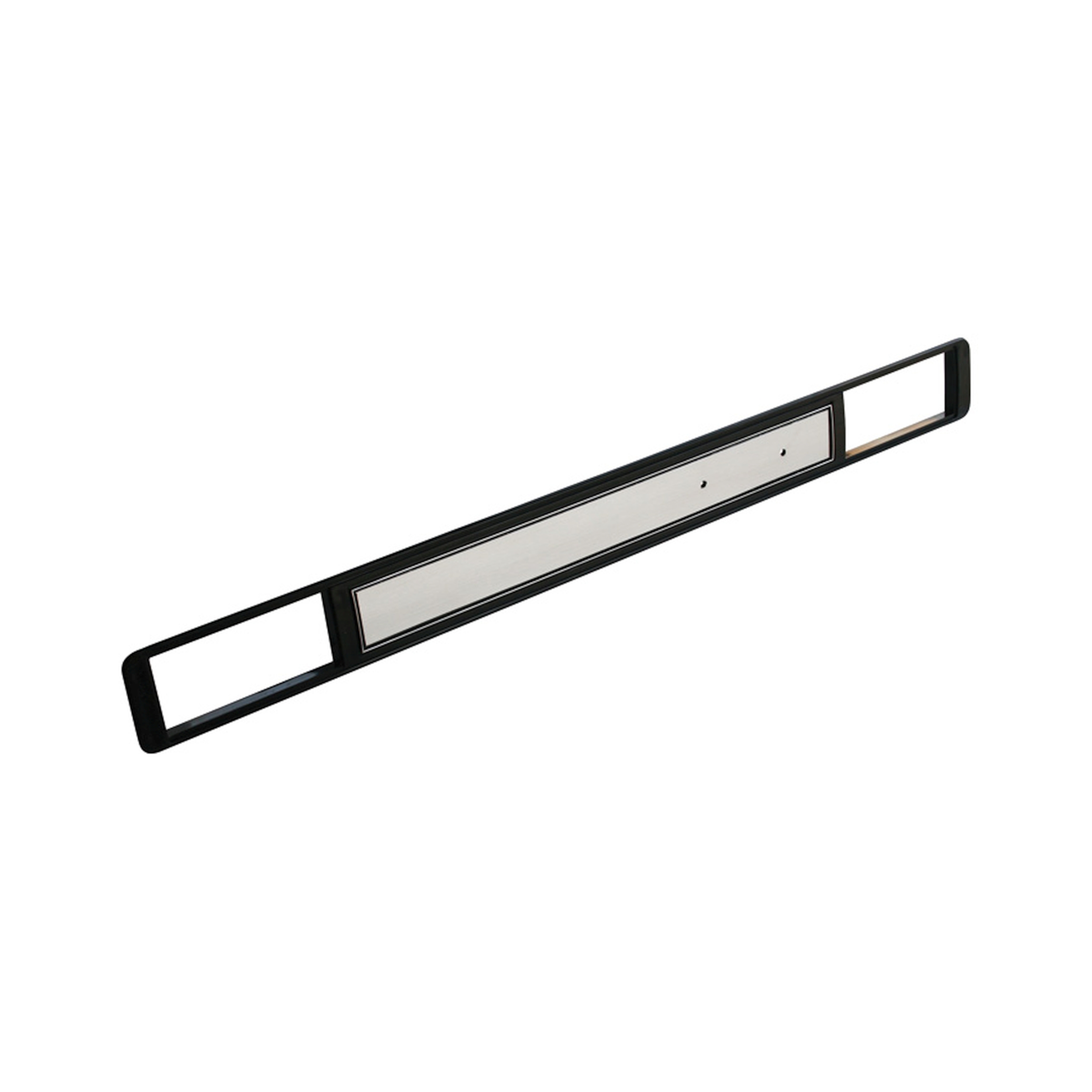 Brothers Trucks Dash Pad Molding- With A/C- Black/Brush Aluminum