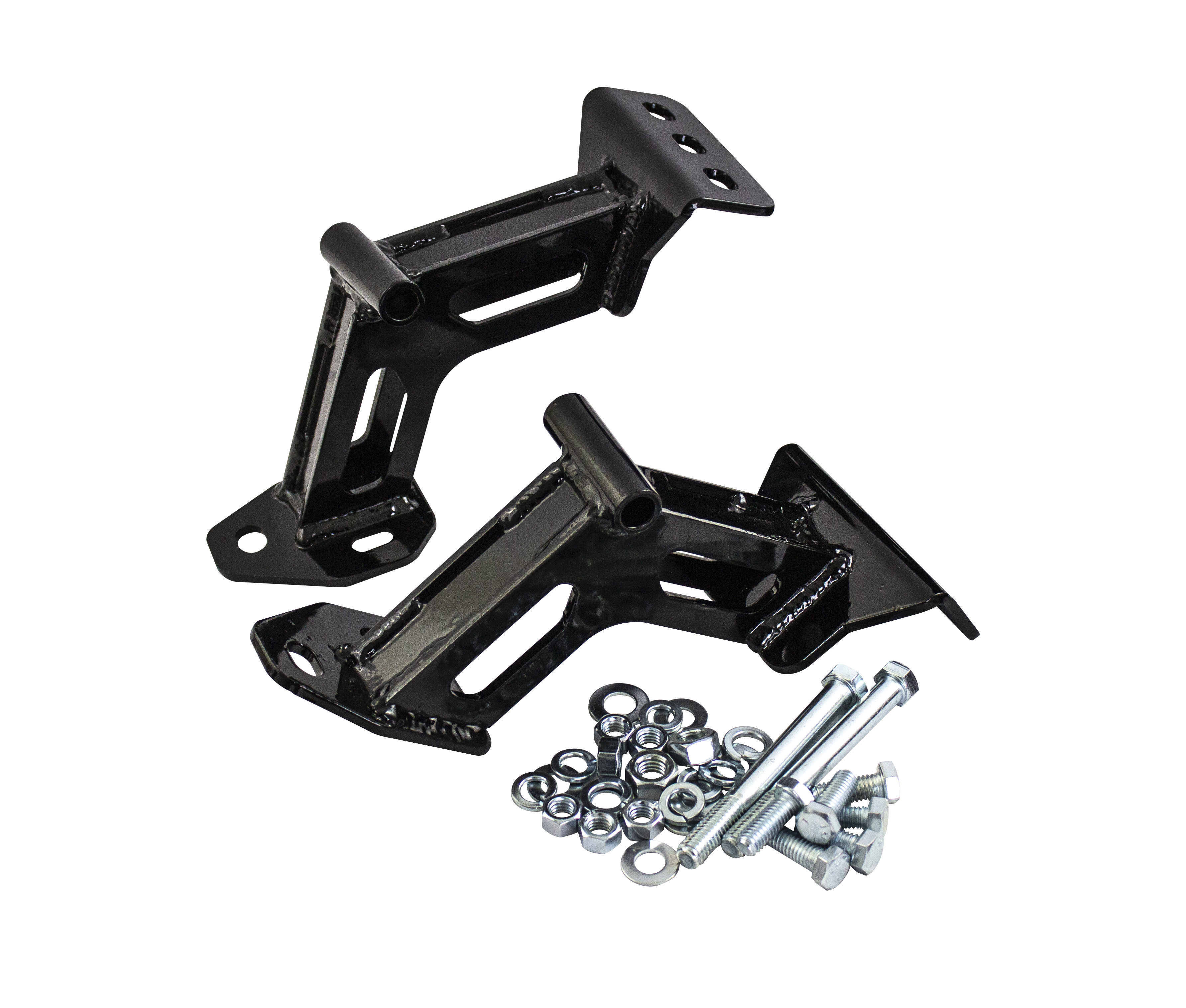 Brothers Trucks Engine Mount Conversion Kit - Small Block - Black - RWD