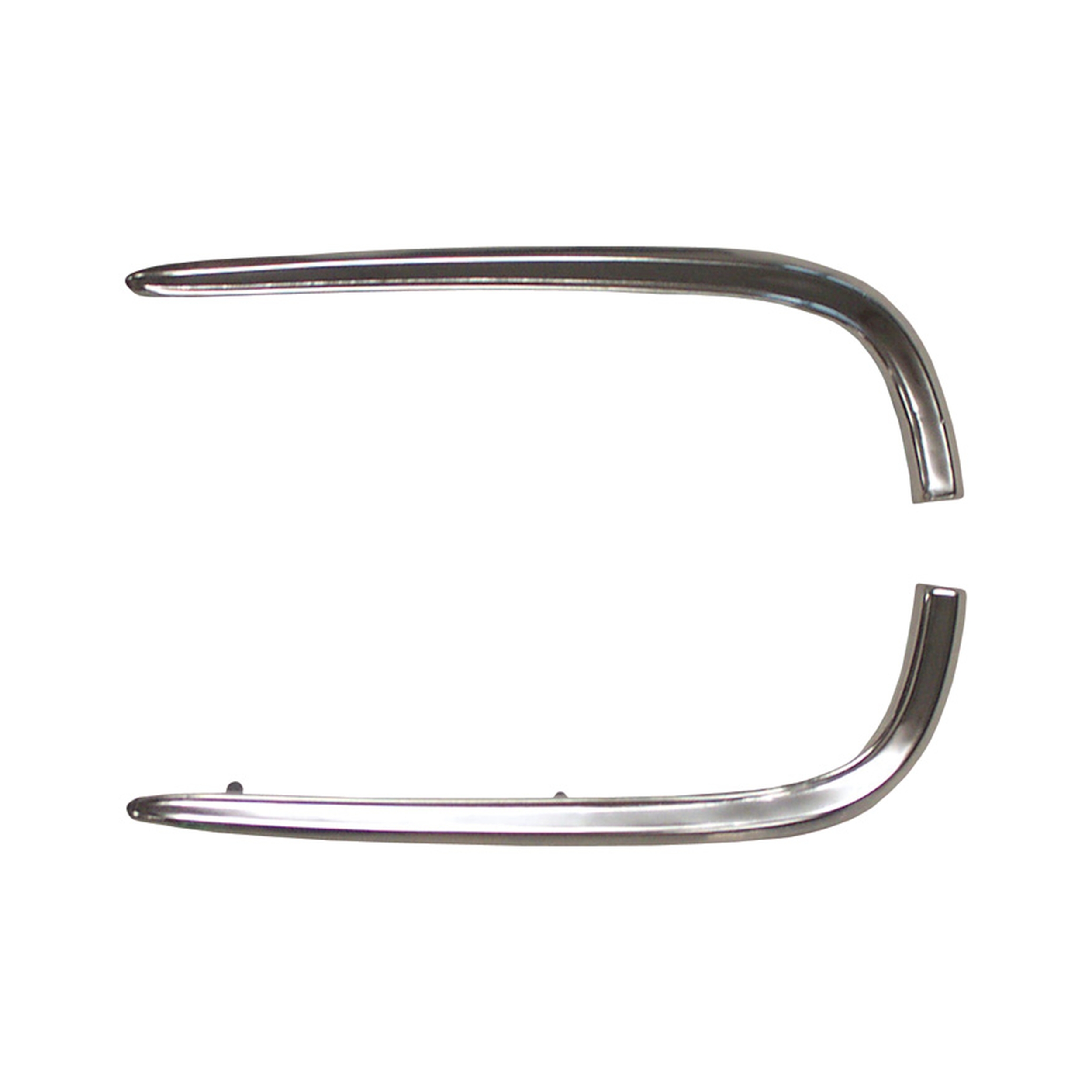 Brothers Trucks Fender Molding - Front Edge - Chrome - Left - Each
