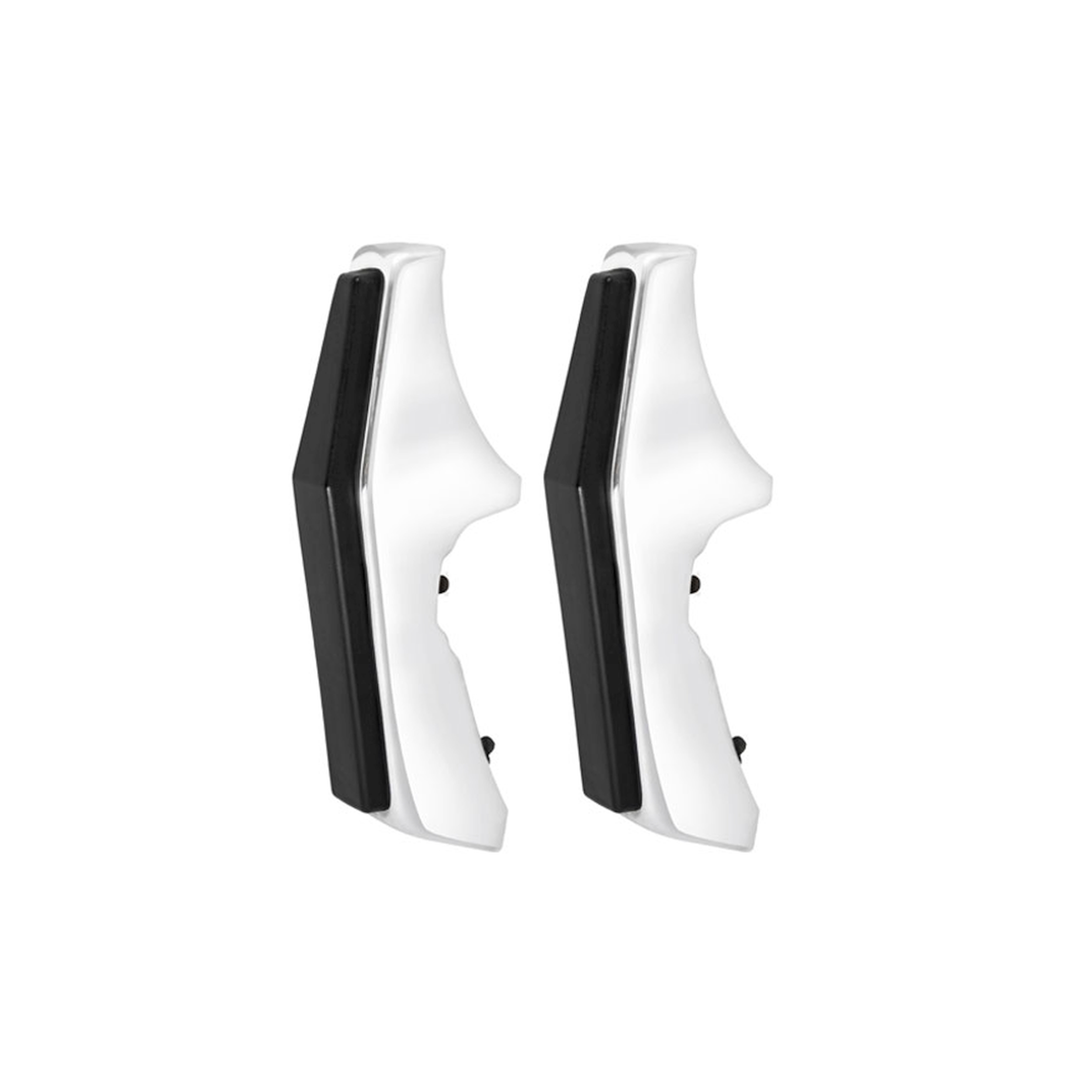 Brothers Trucks Bumper Guards - Front - Chrome/Black - Pair - Image 2