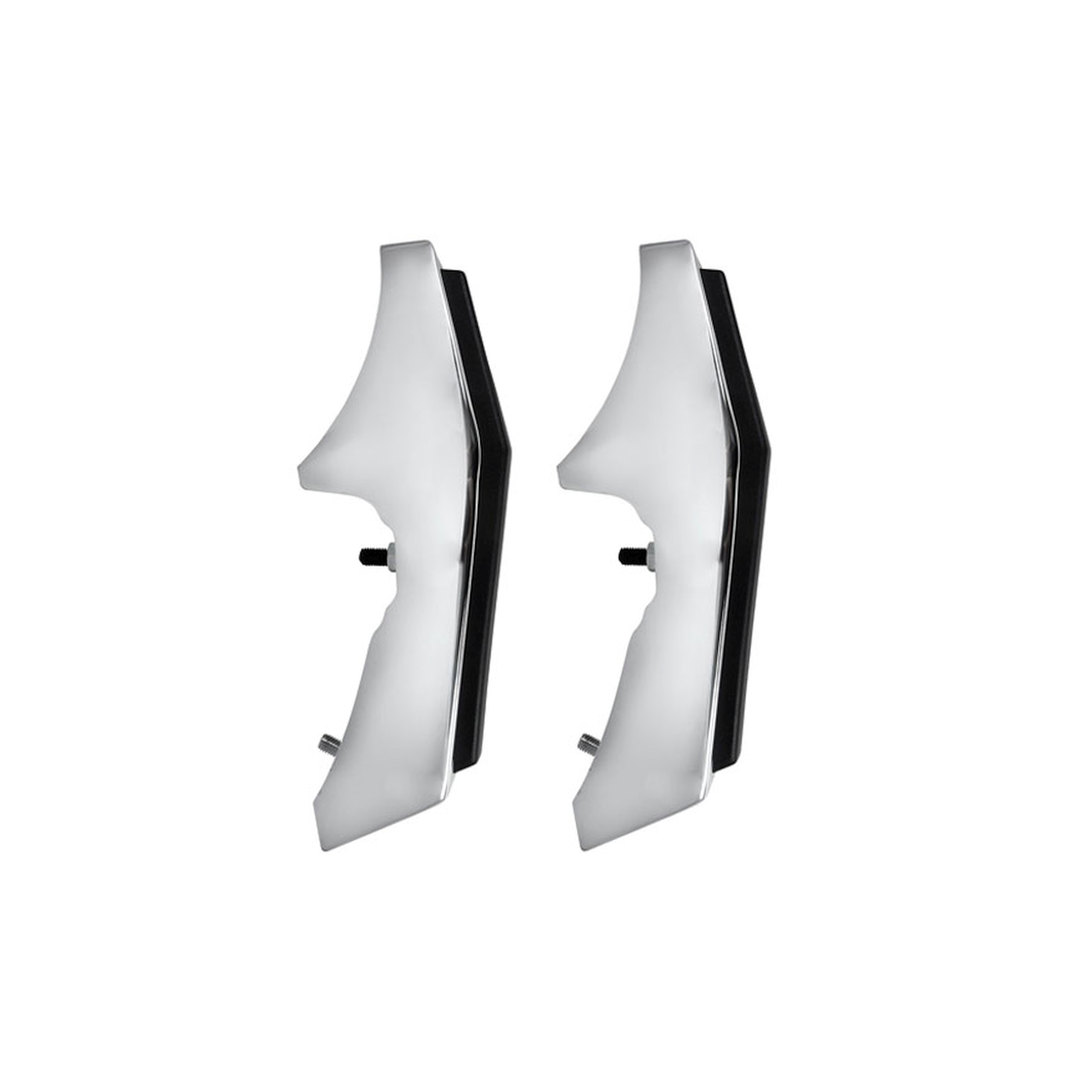 Brothers Trucks Bumper Guards - Front - Chrome/Black - Pair