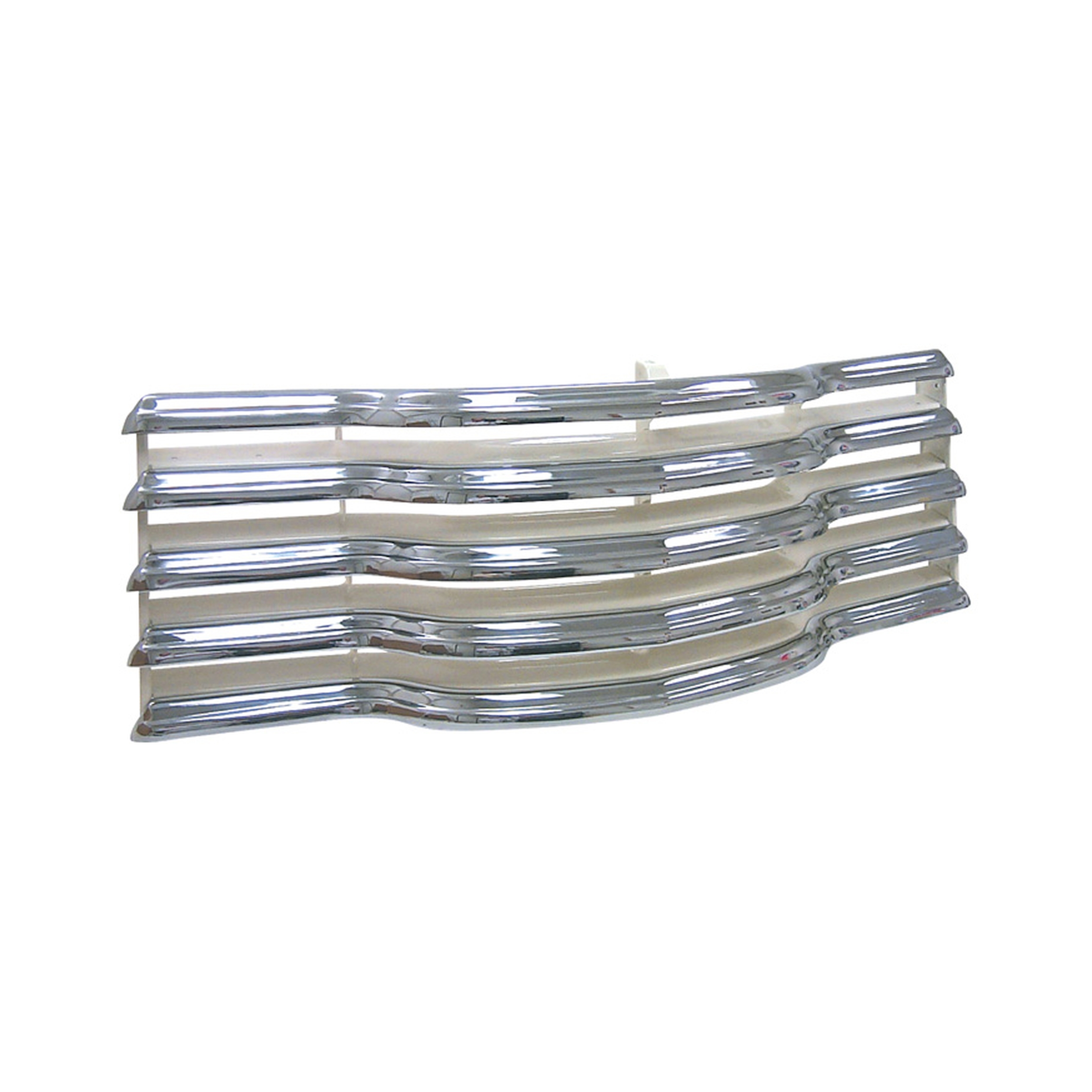 Brothers Trucks Grille - Chevrolet- Chrome W/ Cream Painted Rear Splash