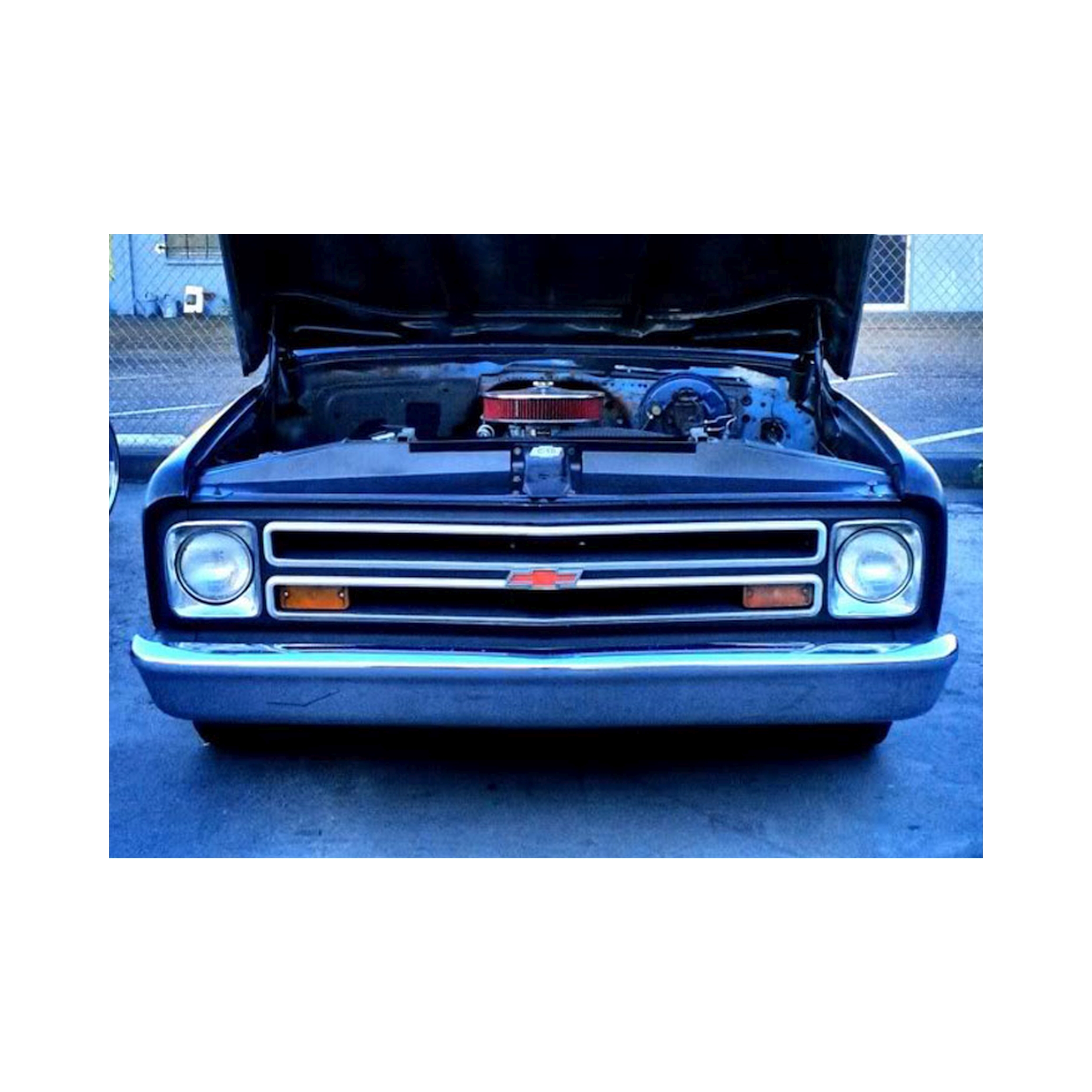 Brothers Trucks Radiator Support/Grille Cover - Black