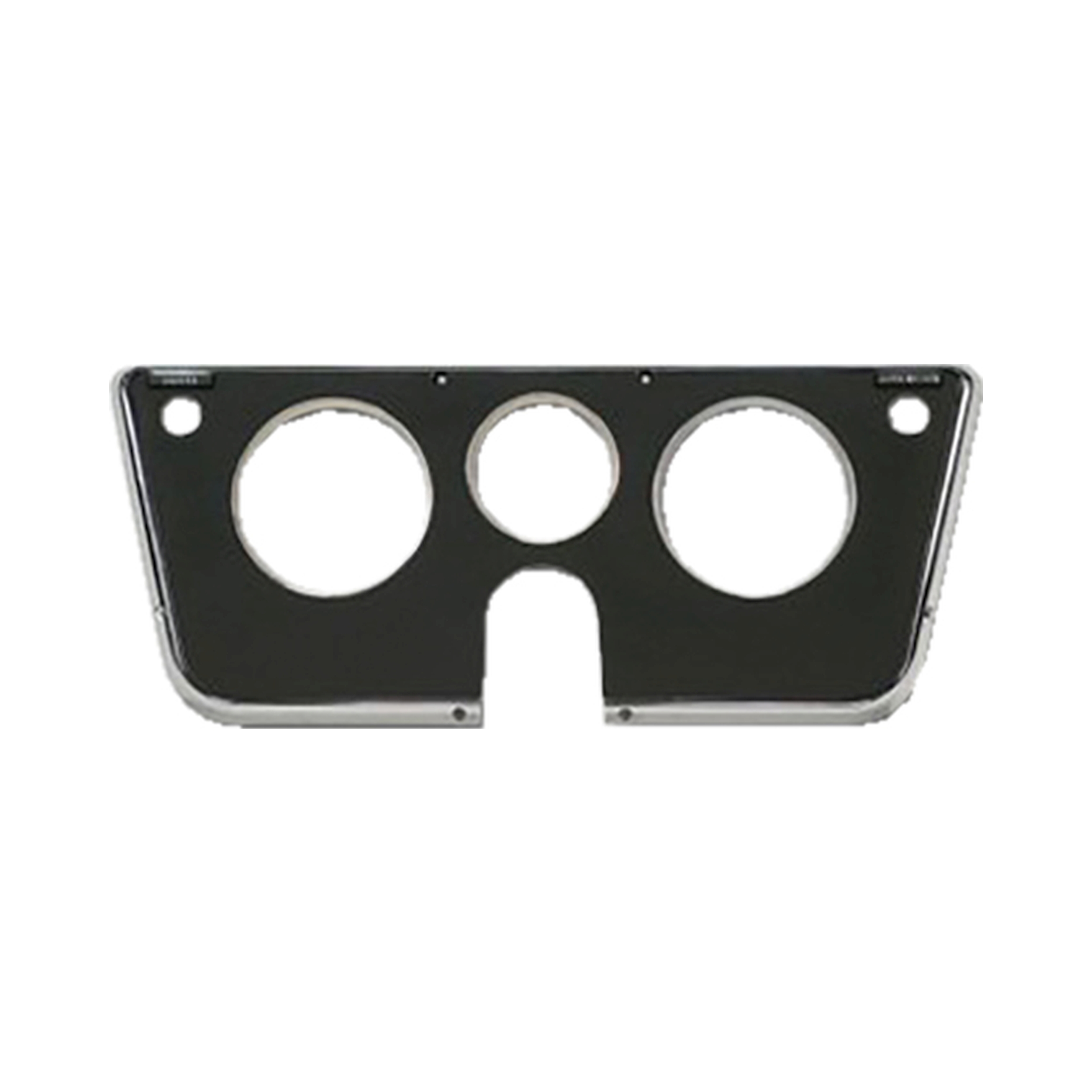 Brothers Trucks Dash Bezel - without Gauges - Black/Chrome