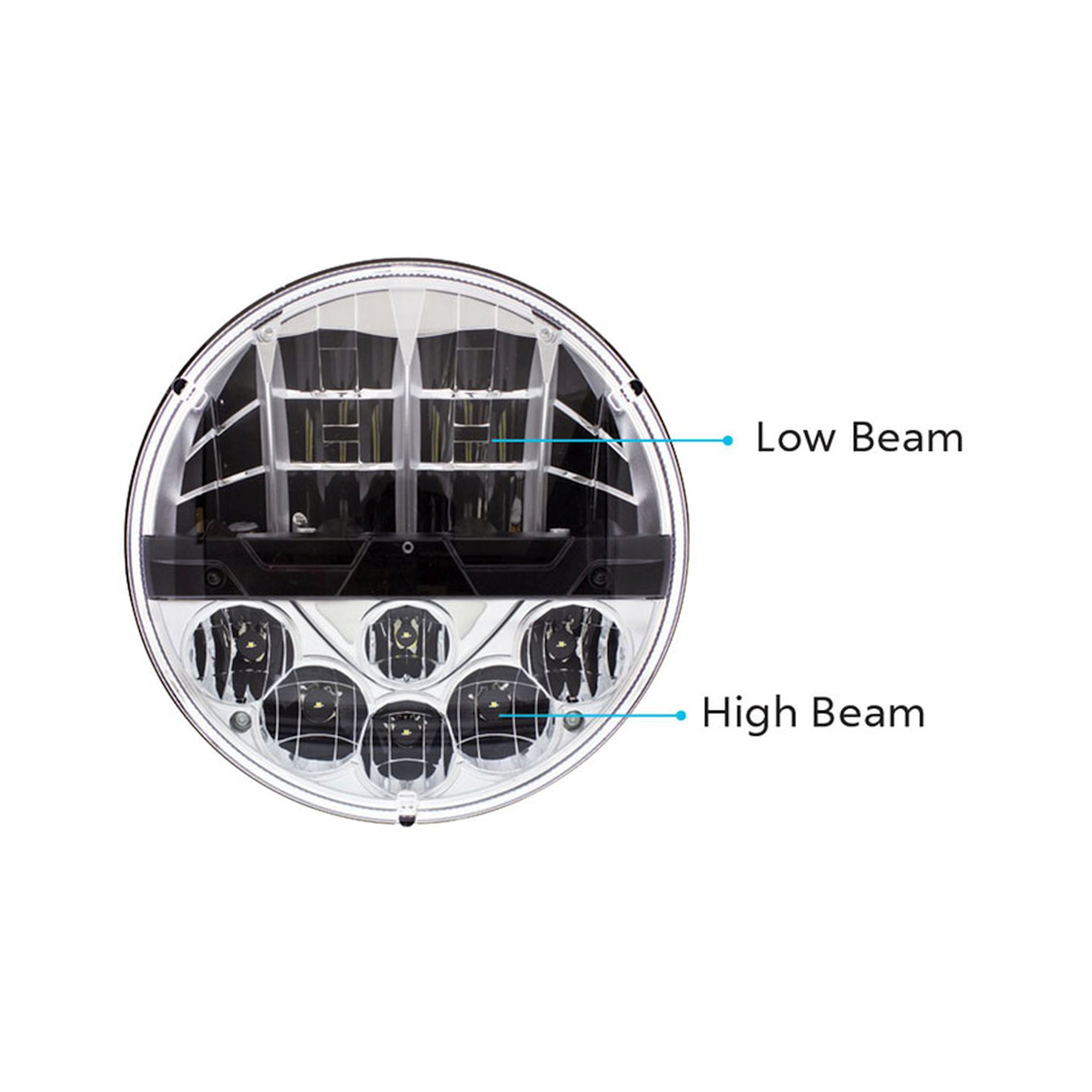 Brothers Trucks Led Headlight - High Power - 7-inch - Each