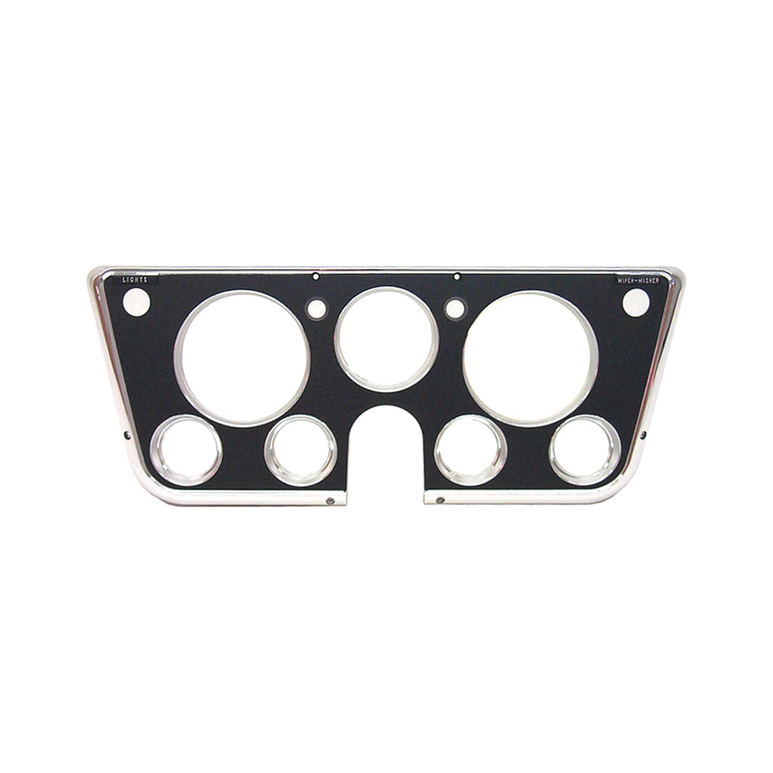 Brothers Trucks Instrument Bezel - 7 Hole - Chrome/Black