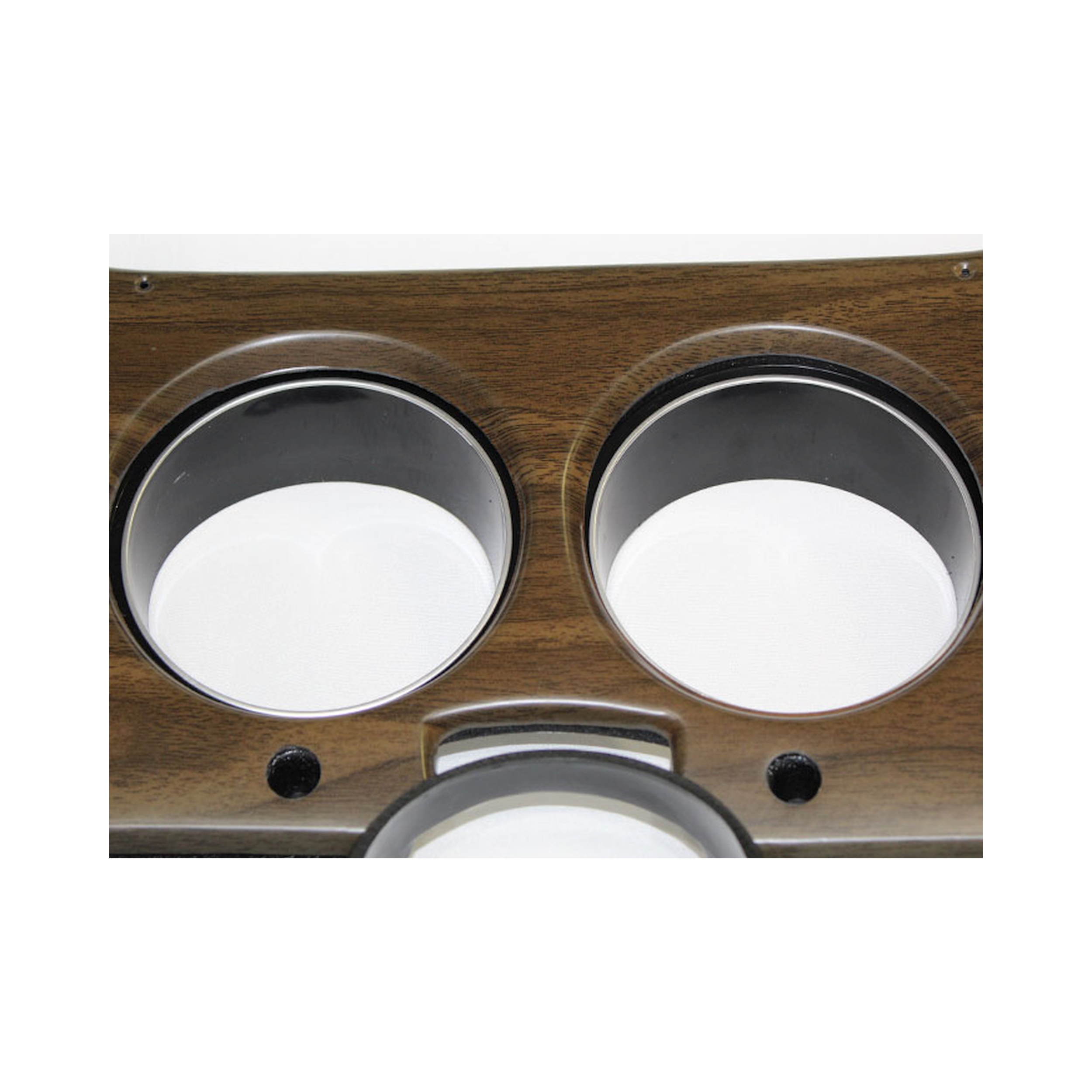 Brothers Trucks Instrument Bezel - Silver/Woodgrain - Image 2
