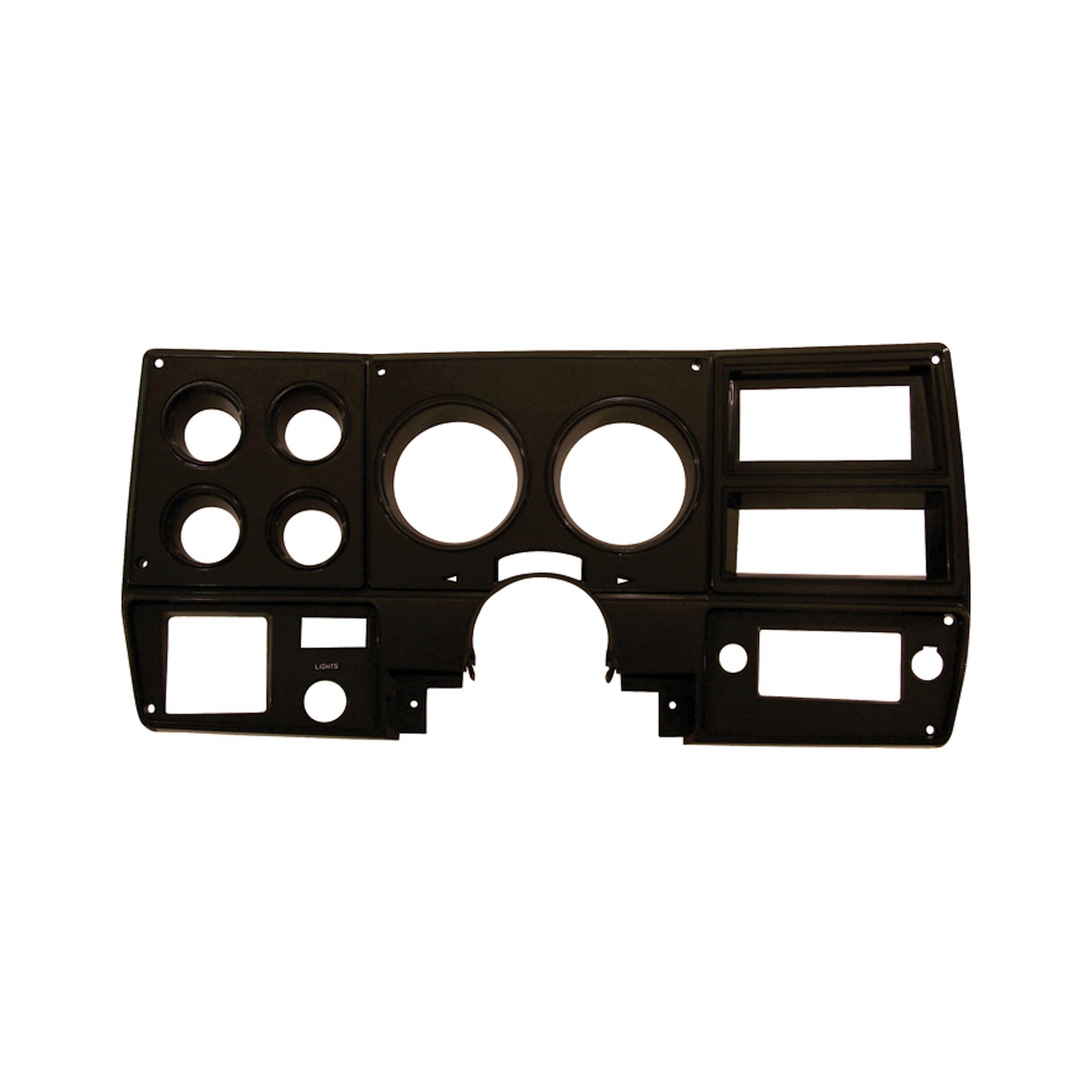 Brothers Trucks Instrument Bezel - With A/C - Black/Silver