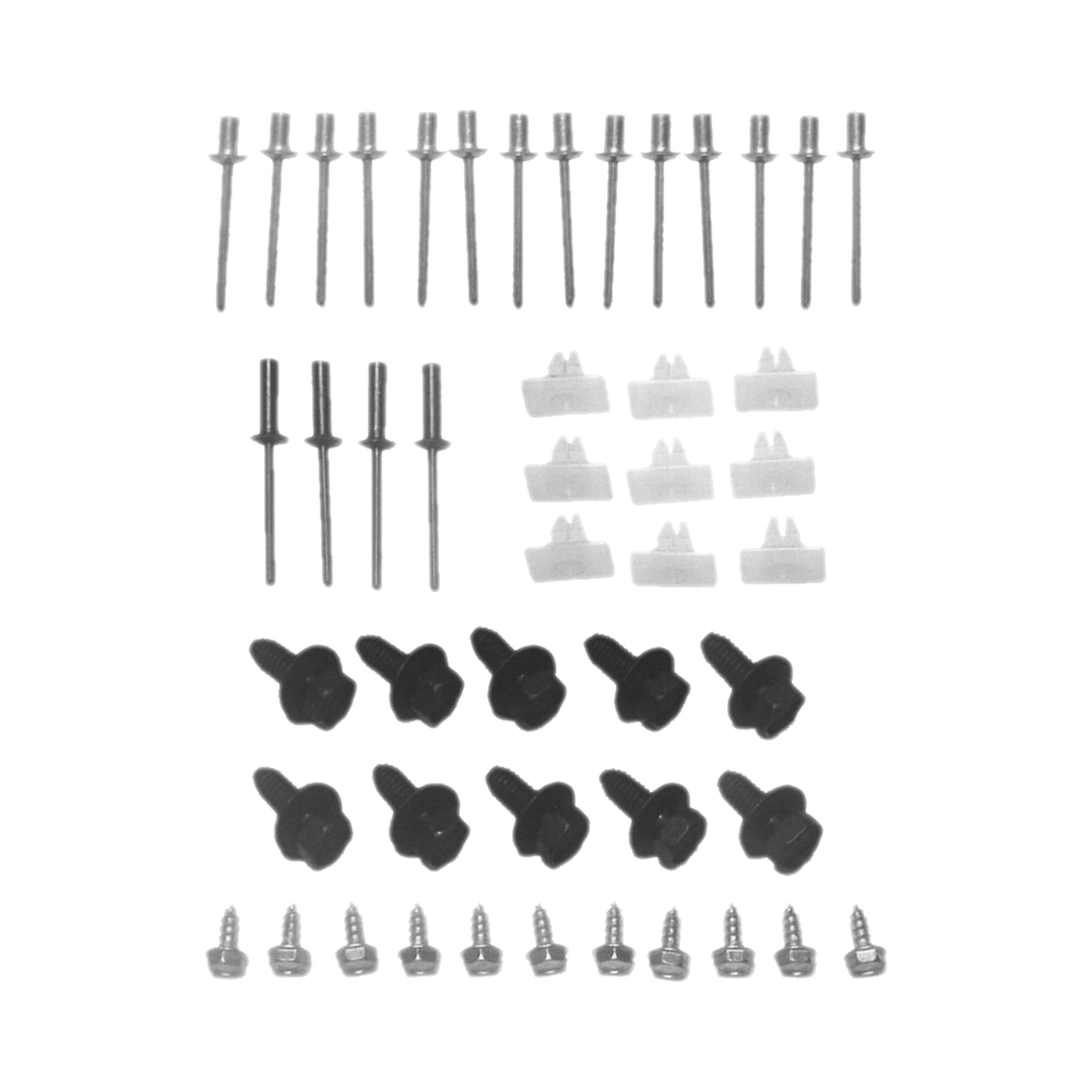Brothers Trucks Grille Mounting Kit - 61-Pieces