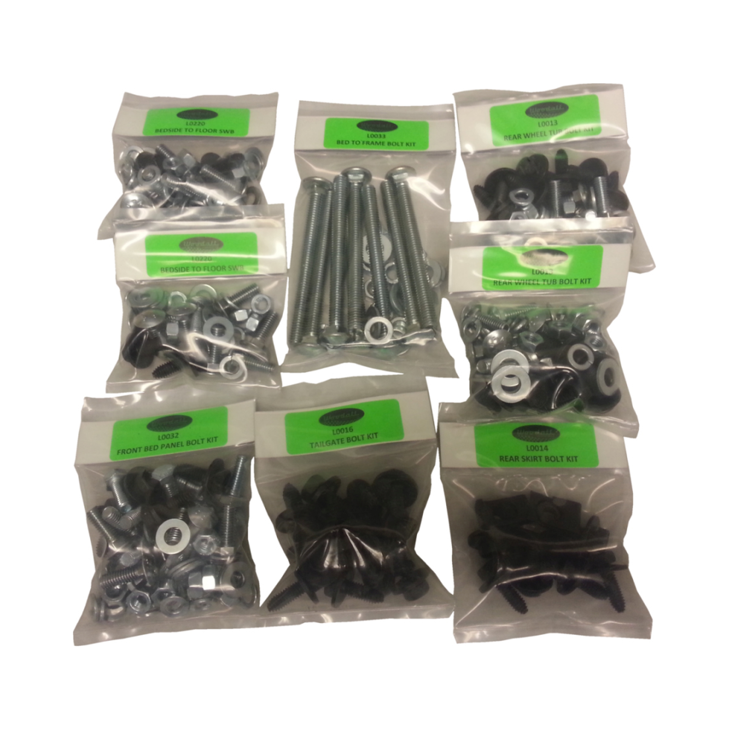 Brothers Trucks Bed Bolt Kit with Metal Floor - Fleetside - Shortbed