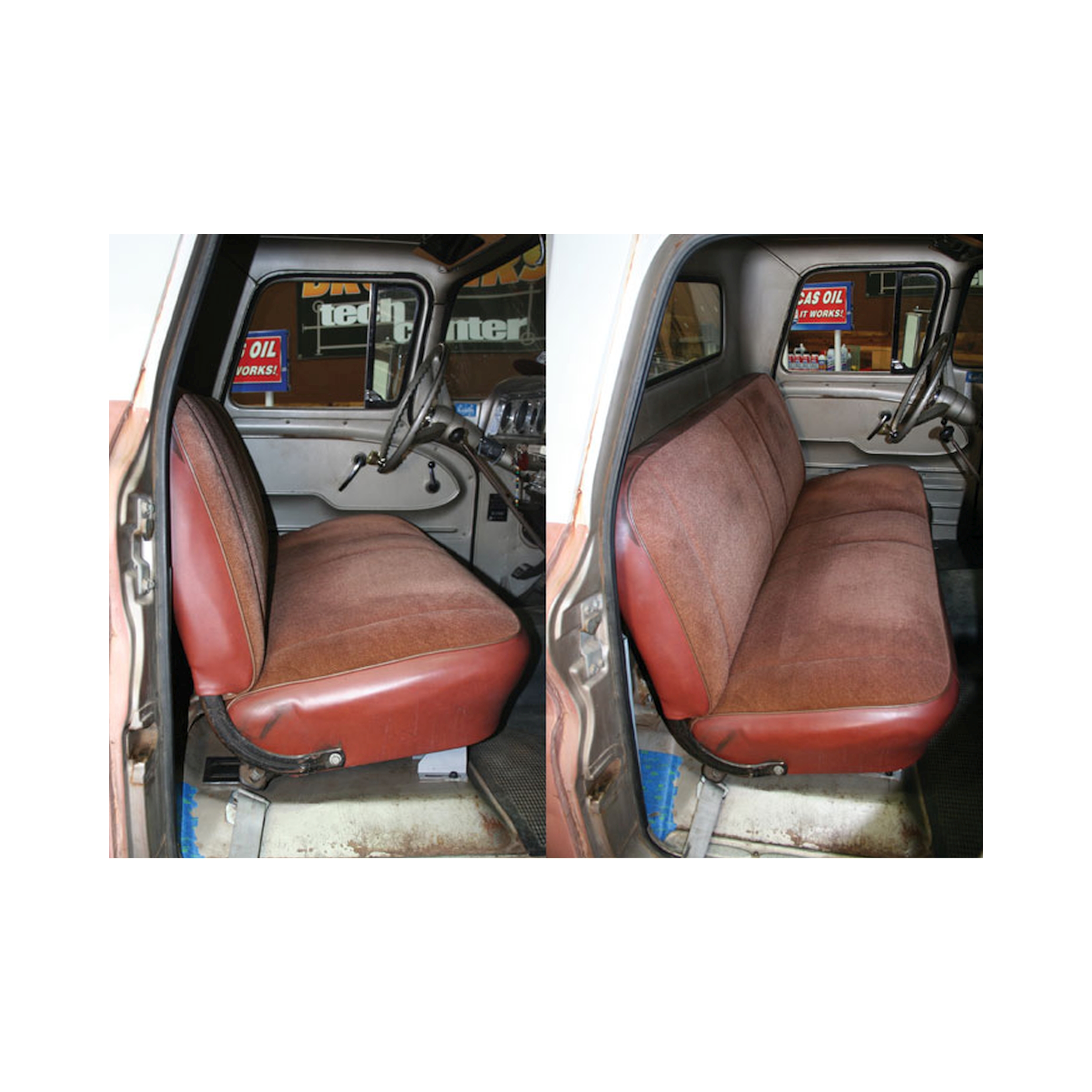 Brothers Trucks Lowered Seat Brackets- Low Hump Floor&Factory Bench Seat - Image 2