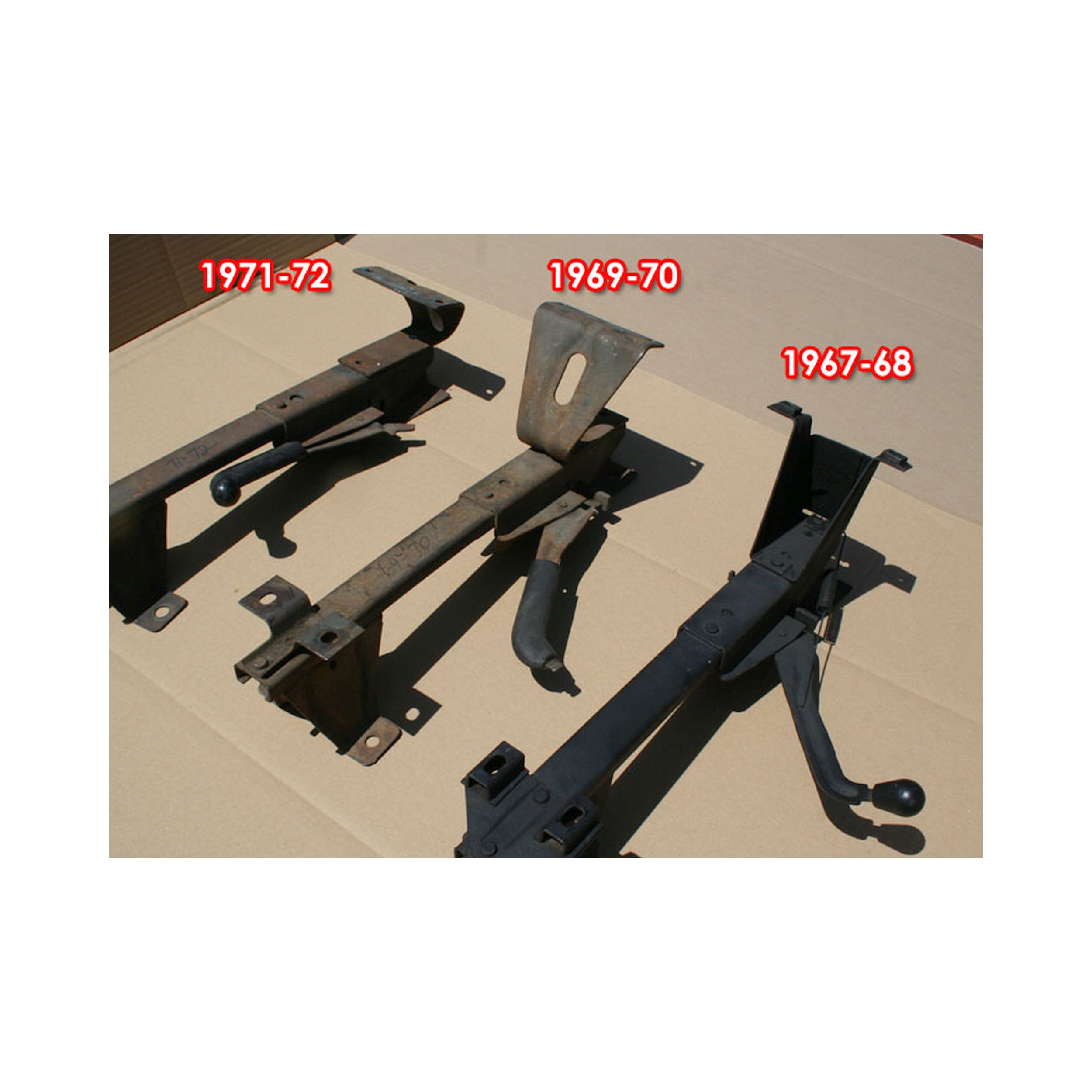 Brothers Trucks Lowered Seat Brackets - Low Hump & Factory Bench Seat