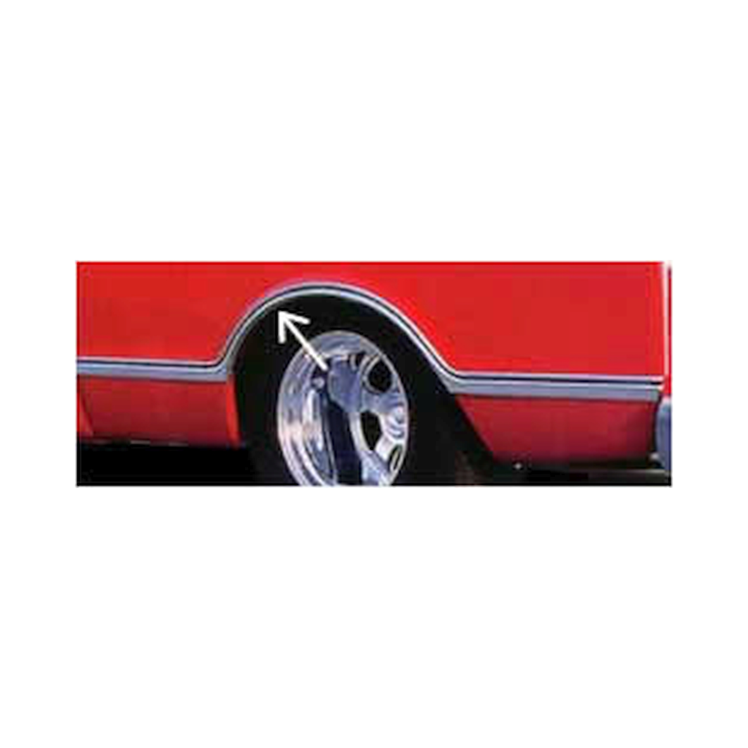 Brothers Trucks Bedside Molding - Rear Wheel Edge - Fleetside - Right