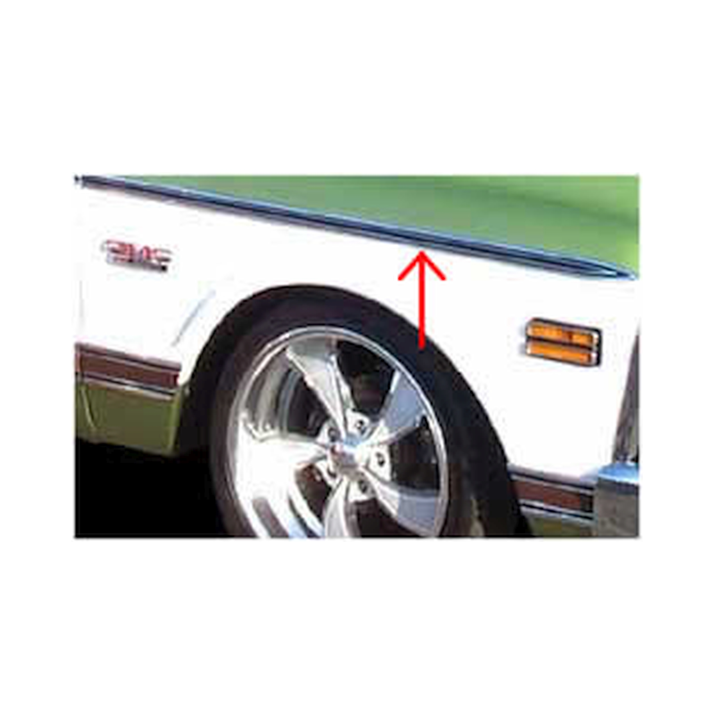 Brothers Trucks Fender Molding - Upper - Left/Right - Each