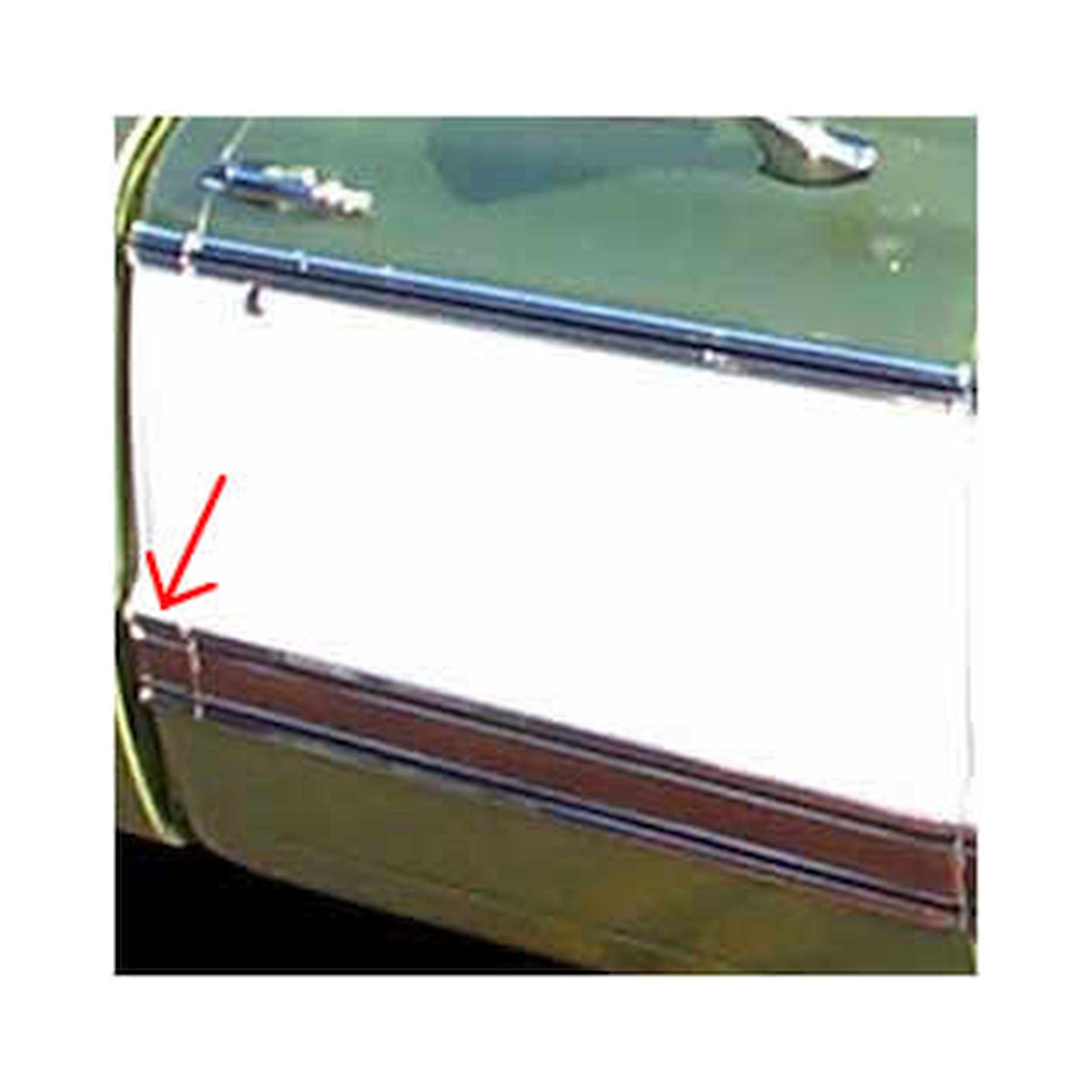 Brothers Trucks  Cab Molding - Lower - Black - Right