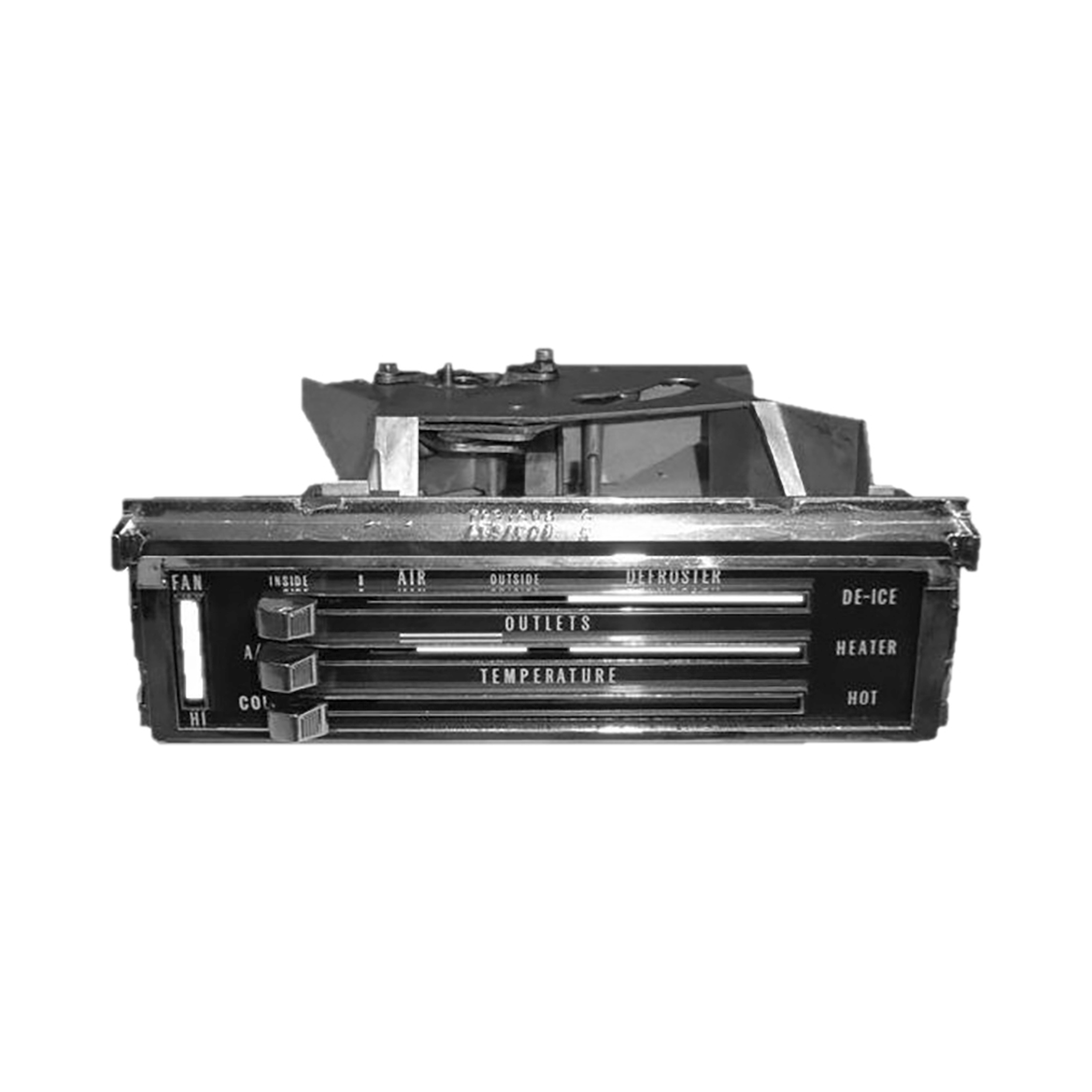 Brothers Trucks Heater Control Assembly - with A/C - Black/Chrome