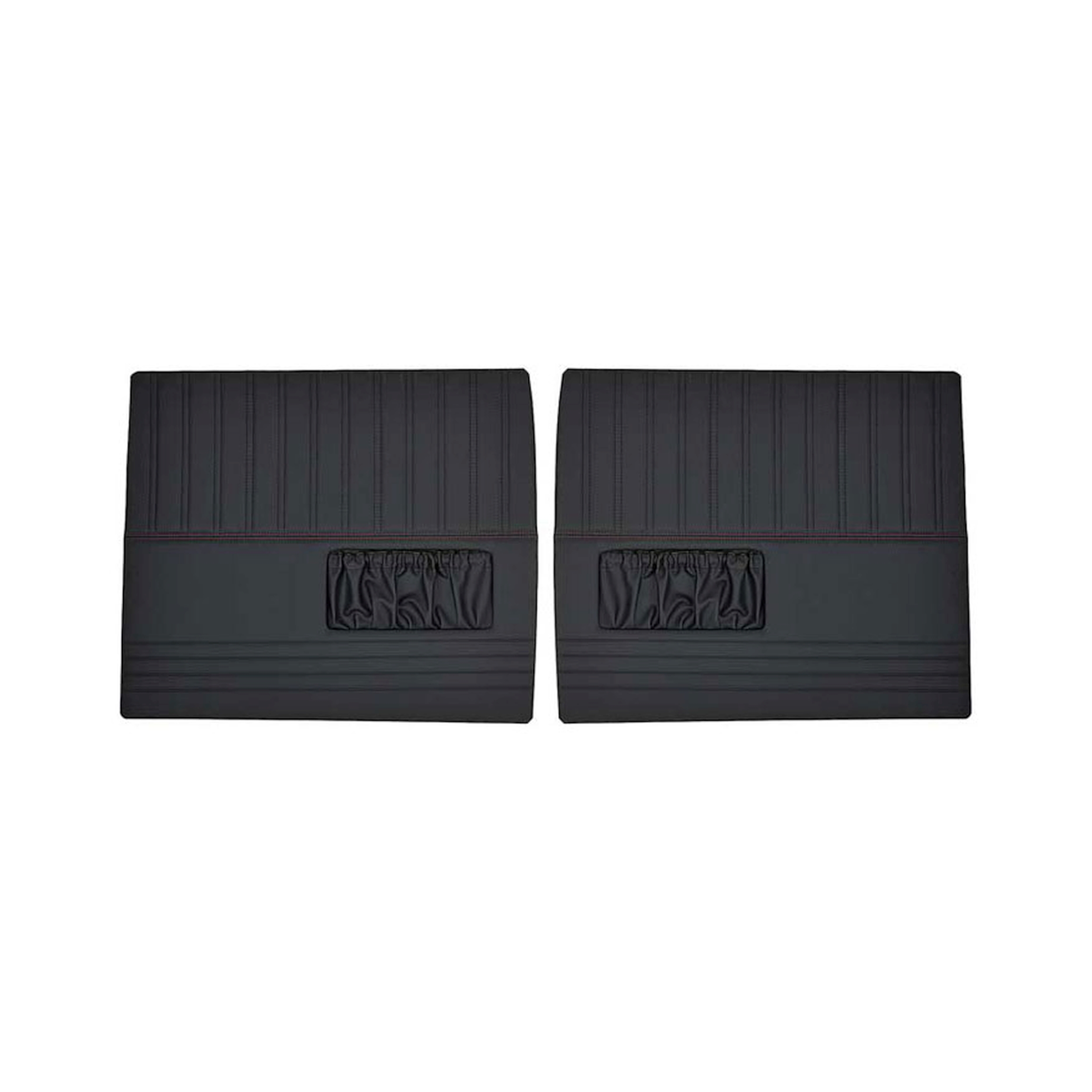 Brothers Trucks Custom Sport Door Panels - Black/Black Stitching - Pair - Image 4