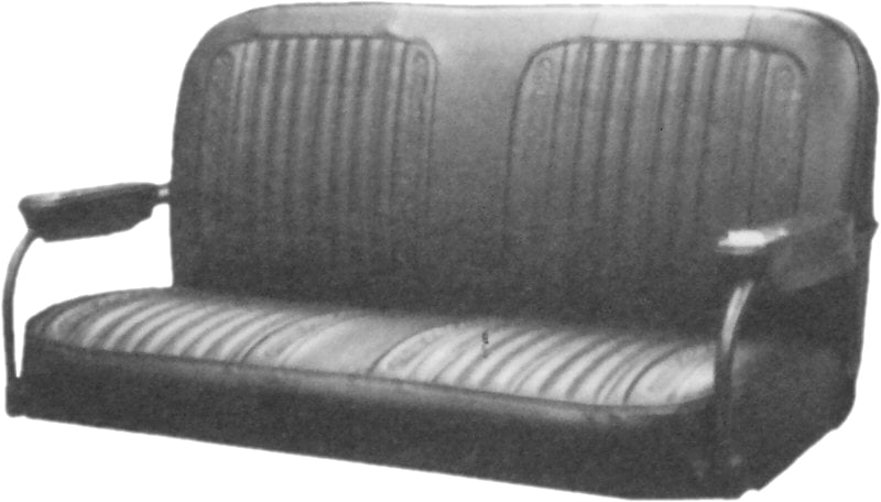Brothers Trucks Seat Cover - Rear - Black