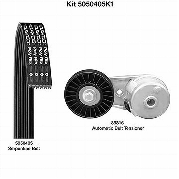 Dayco 5050405K1 SERPENTINE BELT KIT