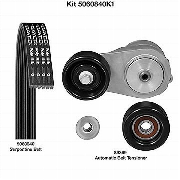 Dayco 5060840K1 SERPENTINE BELT KIT