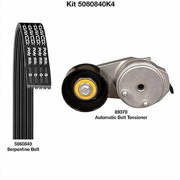 Dayco 5060840K4 SERPENTINE BELT KIT