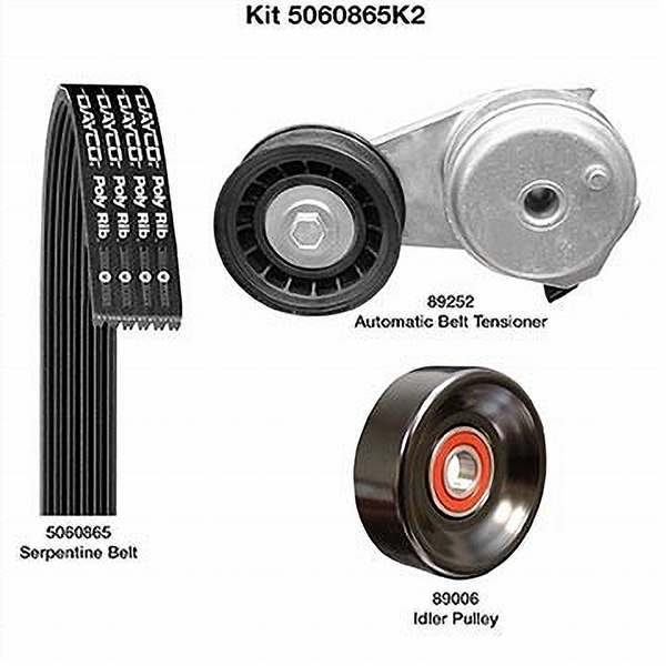 Dayco 5060865K2 SERPENTINE BELT KIT