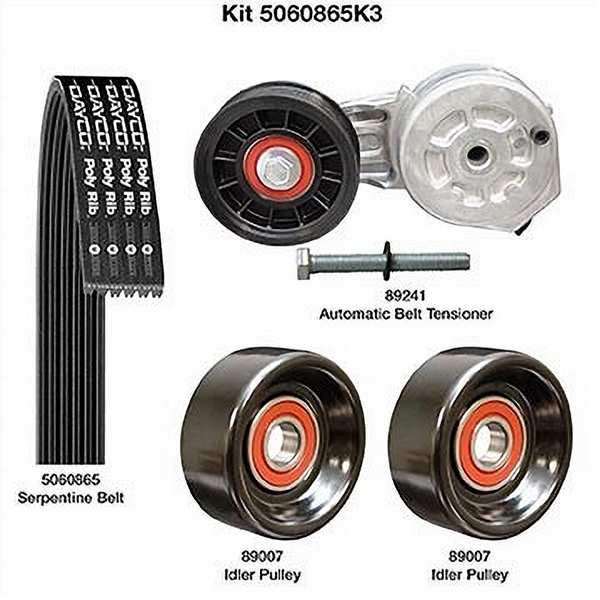 Dayco 5060865K3 SERPENTINE BELT KIT