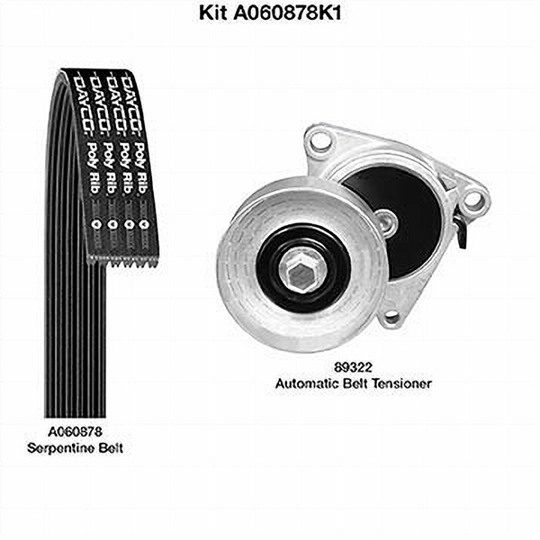 Dayco A060878K1 SERPENTINE BELT KIT - Image 2