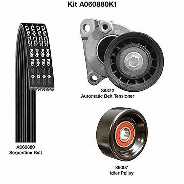 Dayco A060880K1 SERPENTINE BELT KIT