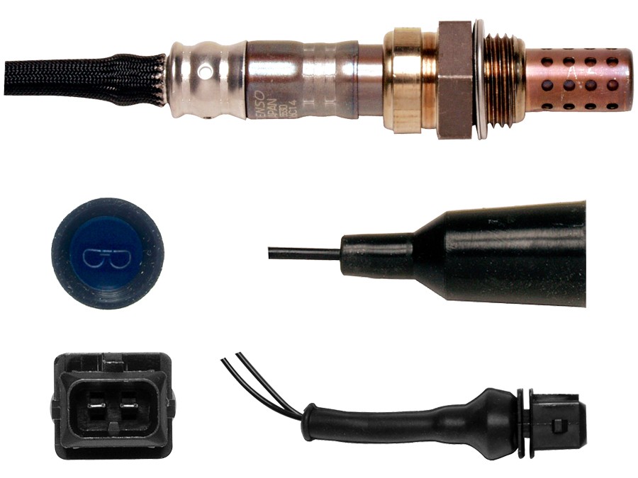 Denso 234-3028 Oxygen Sensor 3 Wire, Direct Fit, Heated, Wire Length: 26.81