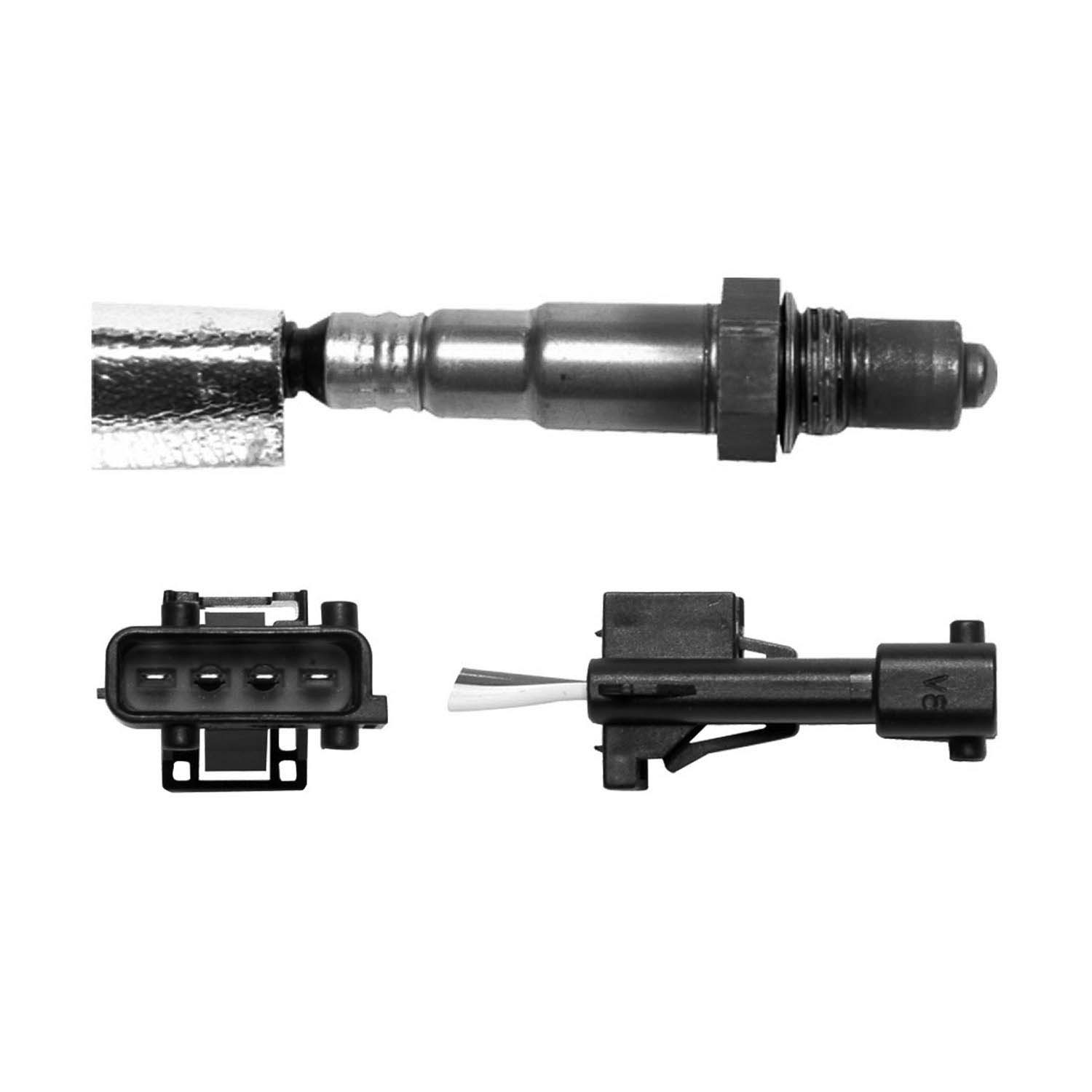 Denso 234-4861 Oxygen Sensor 4 Wire, Direct Fit, Heated, Wire Length: 29.13