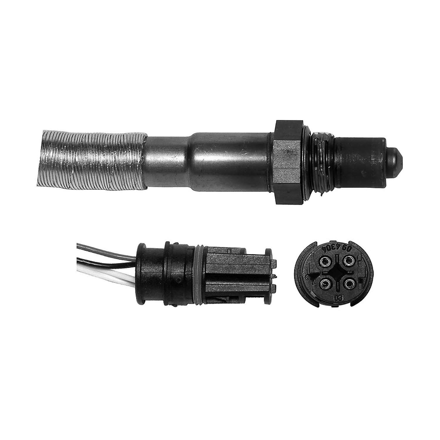 Denso 234-4876 Oxygen Sensor 4 Wire, Direct Fit, Heated, Wire Length: 21.57