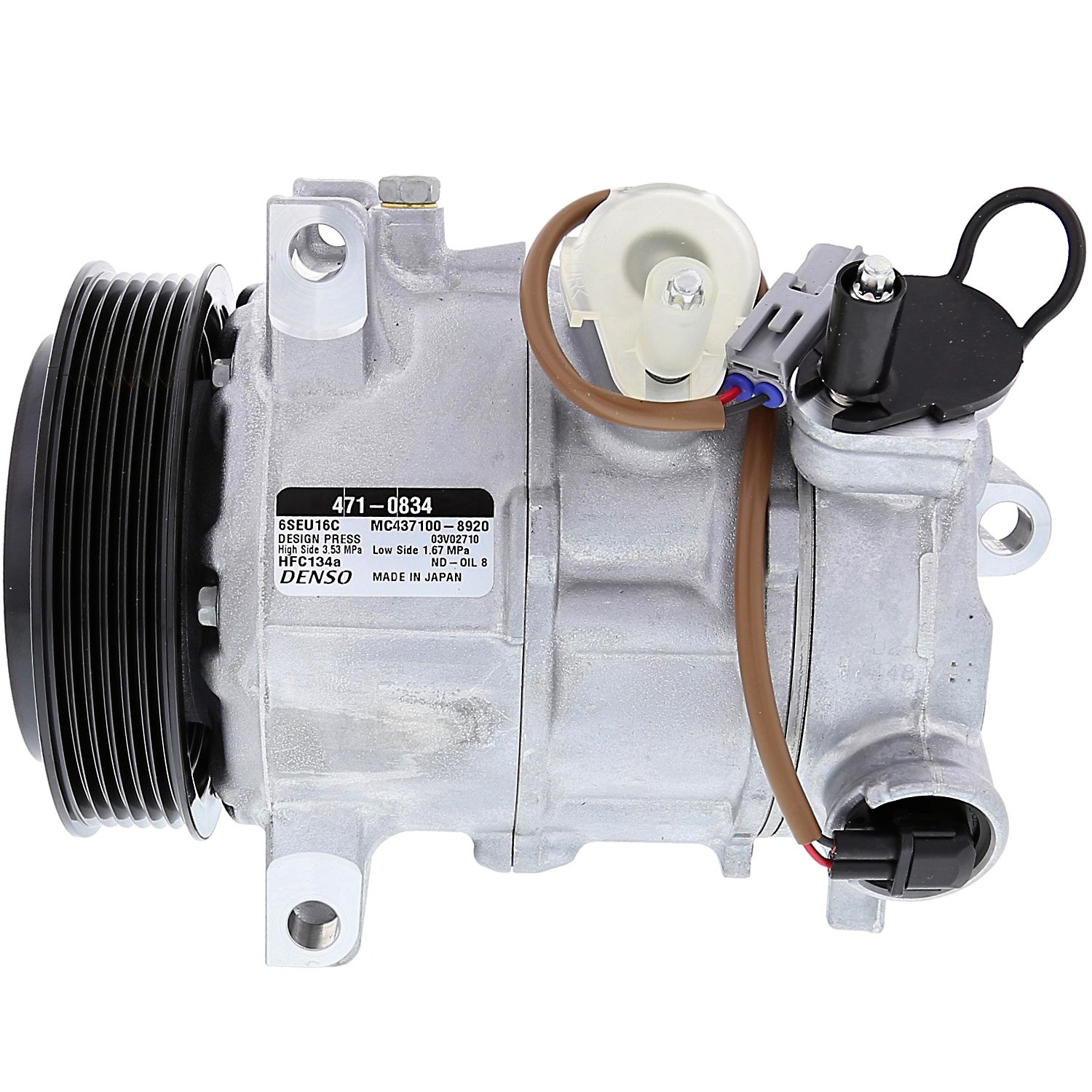 Denso 471-0834 NEW COMPRESSOR W/ CLUTCH - Image 2