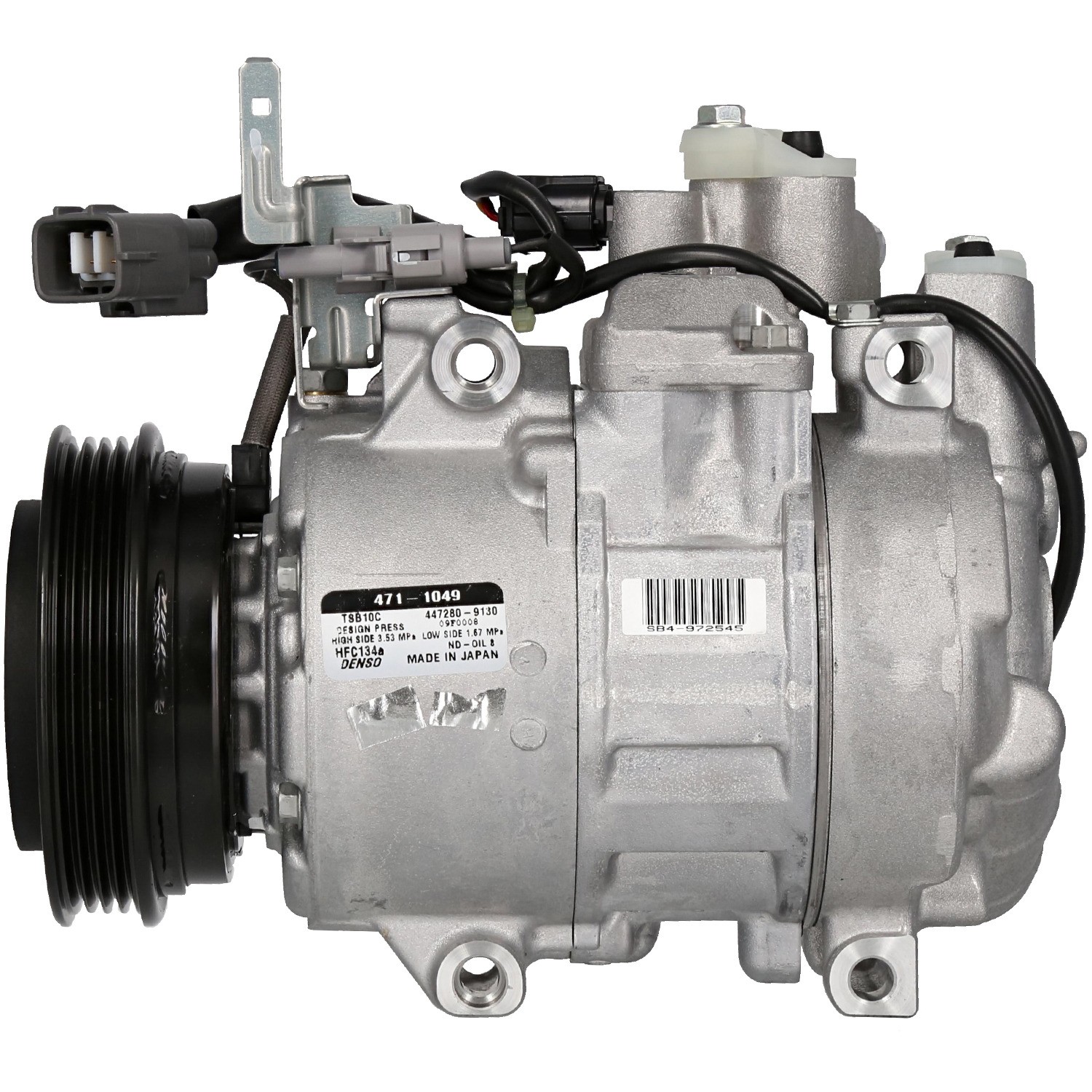 Denso 471-1049 NEW COMPRESSOR W/ CLUTCH - Image 2