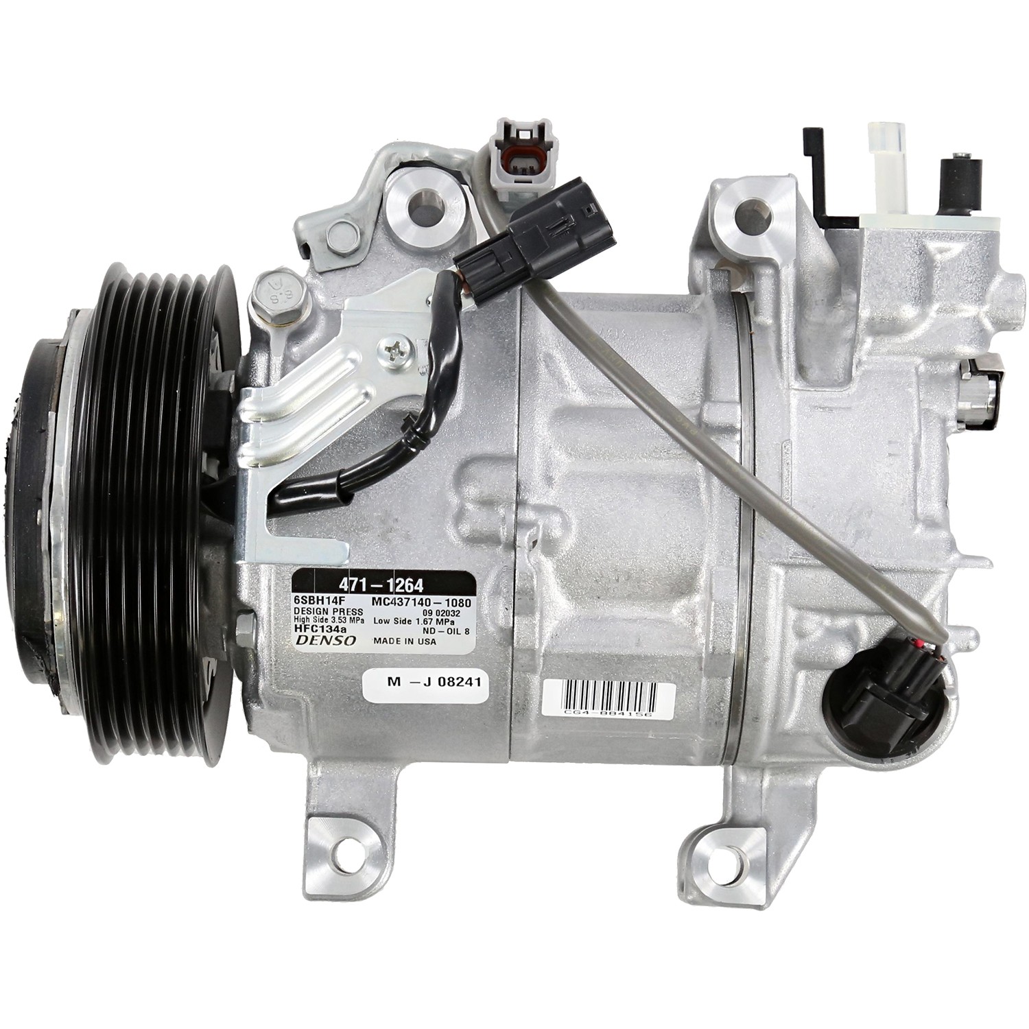 Denso 471-1264 NEW COMPRESSOR W/ CLUTCH