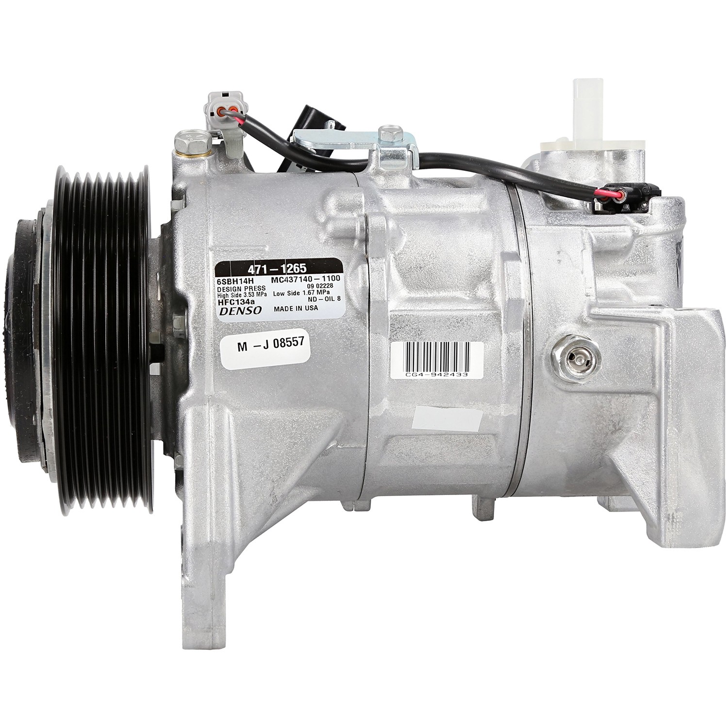 Denso 471-1265 NEW COMPRESSOR W/ CLUTCH